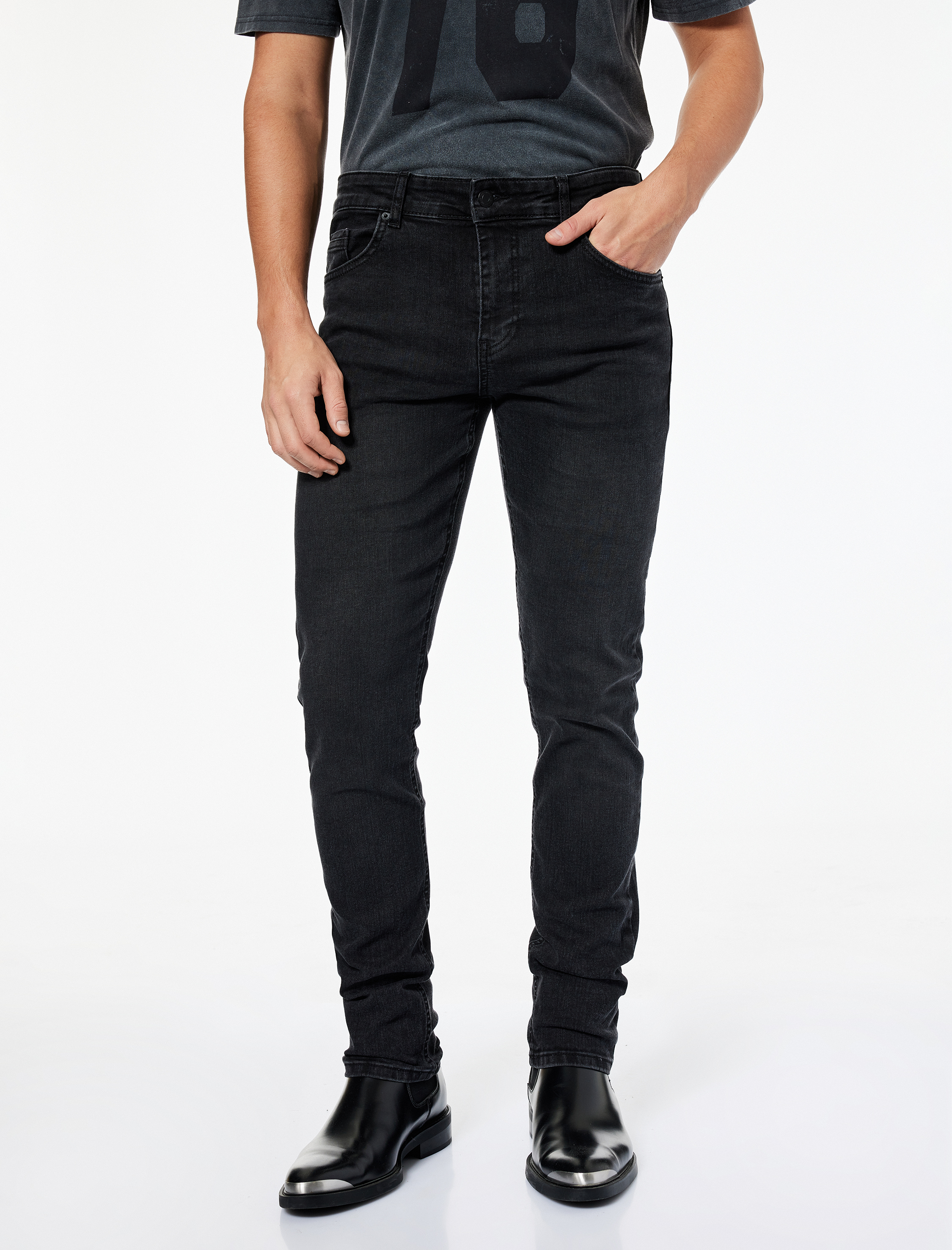   Pamuklu Normal Bel Slim Fit Jean Pantolon - Brad Jean