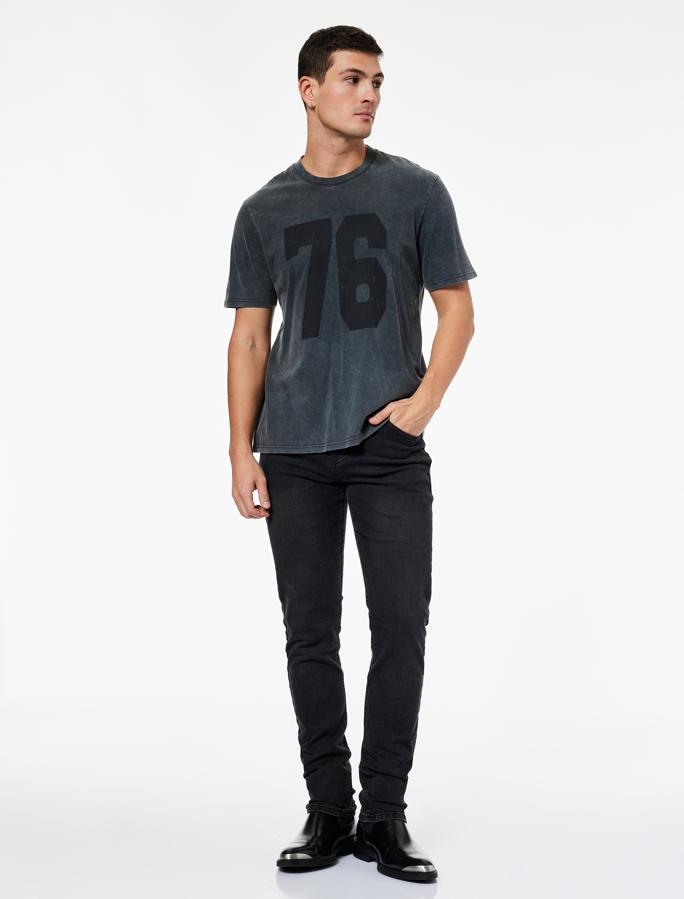   Pamuklu Normal Bel Slim Fit Jean Pantolon - Brad Jean