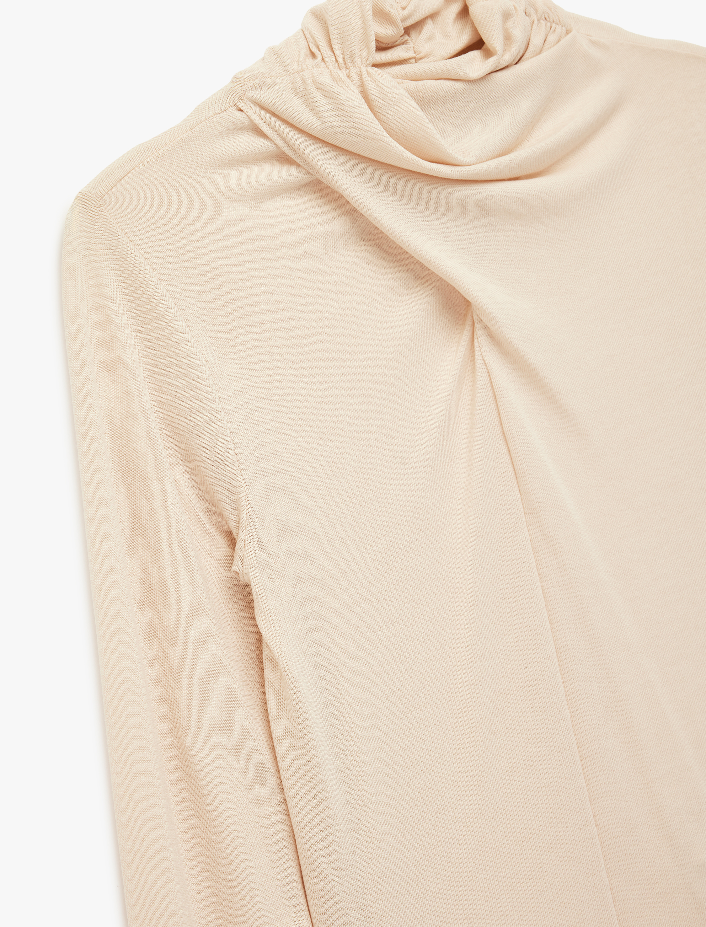   Koton X Sima Tarkan - Uzun Kollu Drapeli Çapraz Dik Yaka Body