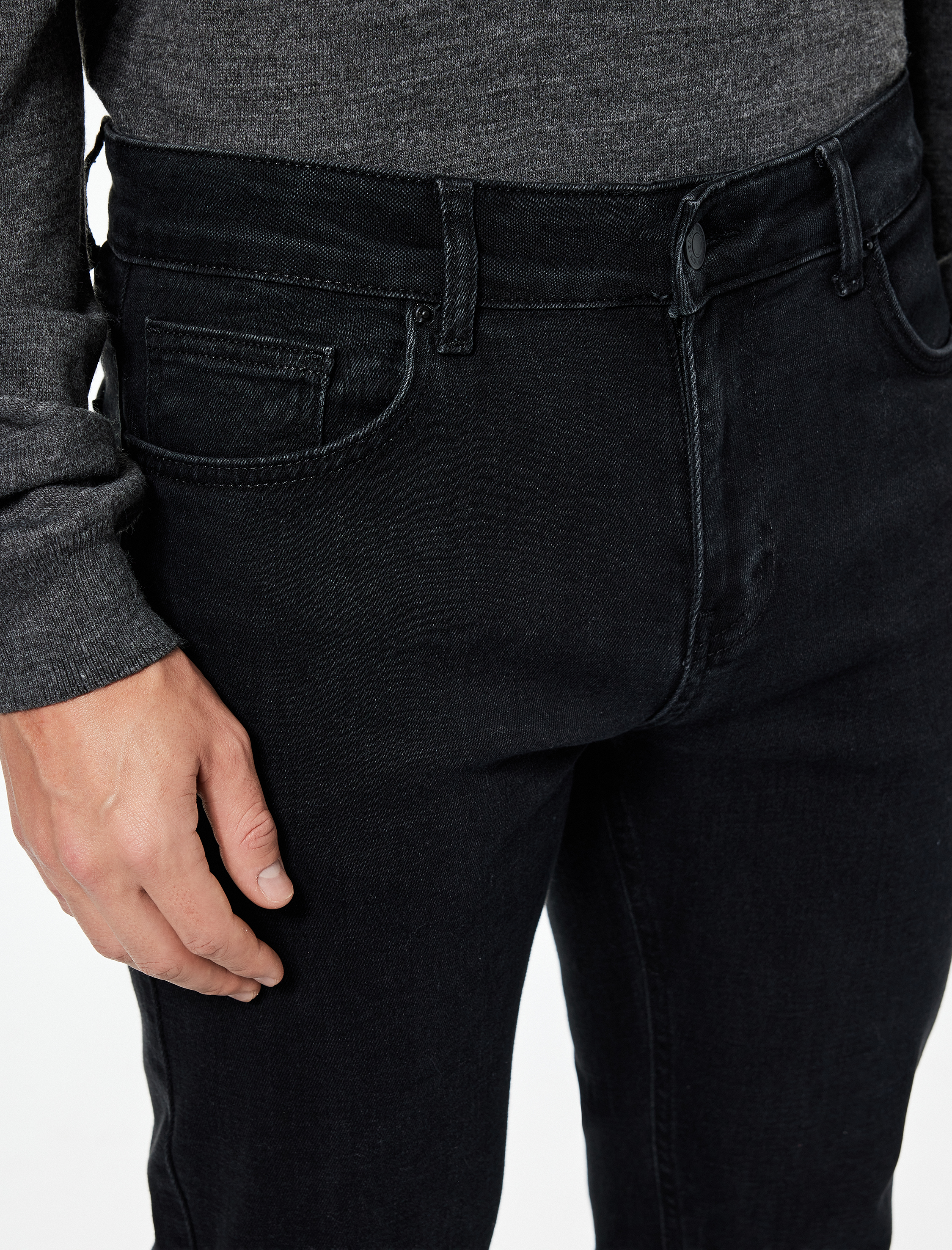   Normal Bel Pamuklu Straight Fit Jean Pantolon - Mark Jean