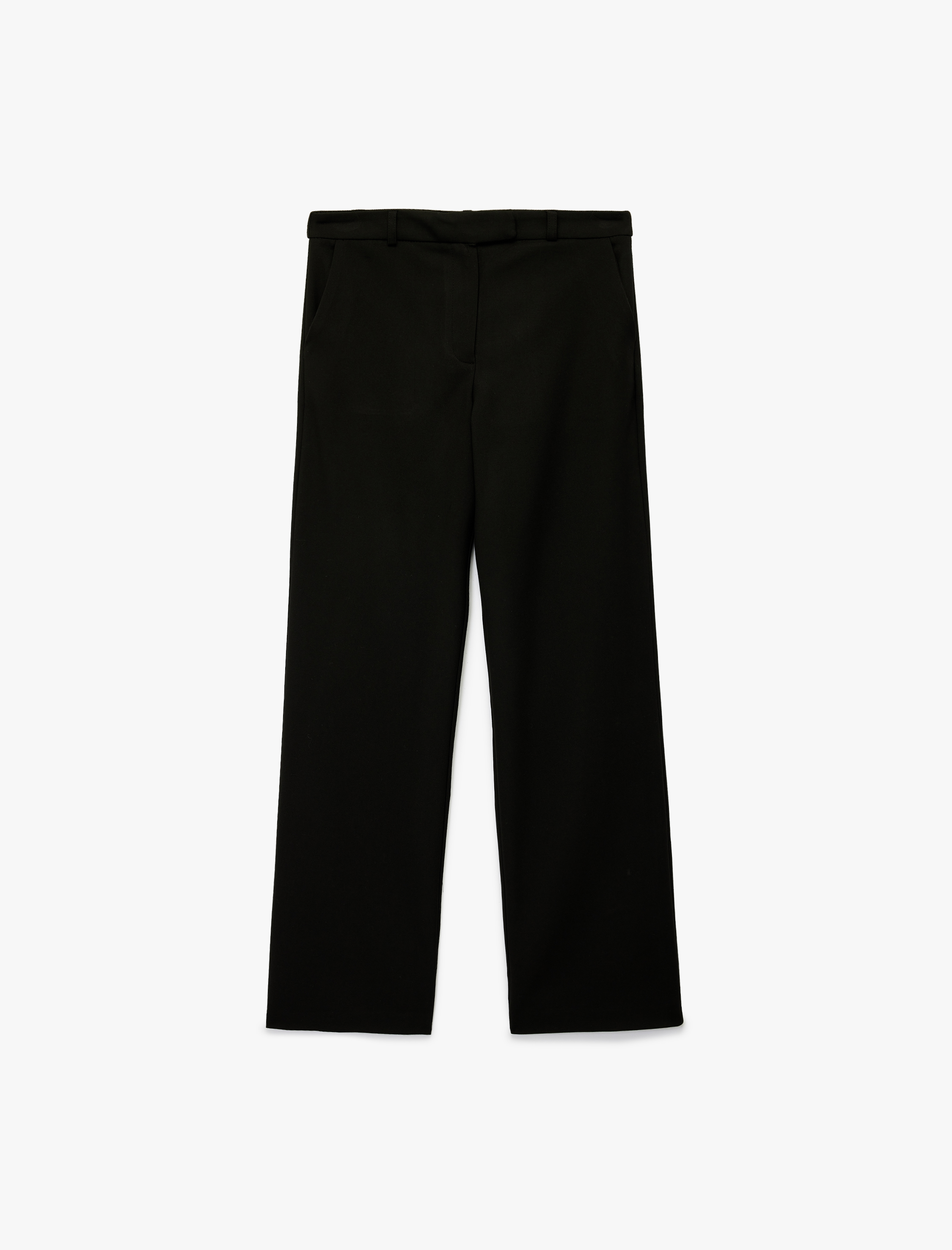   Straight Fit Cepli Cigarette Kumaş Pantolon