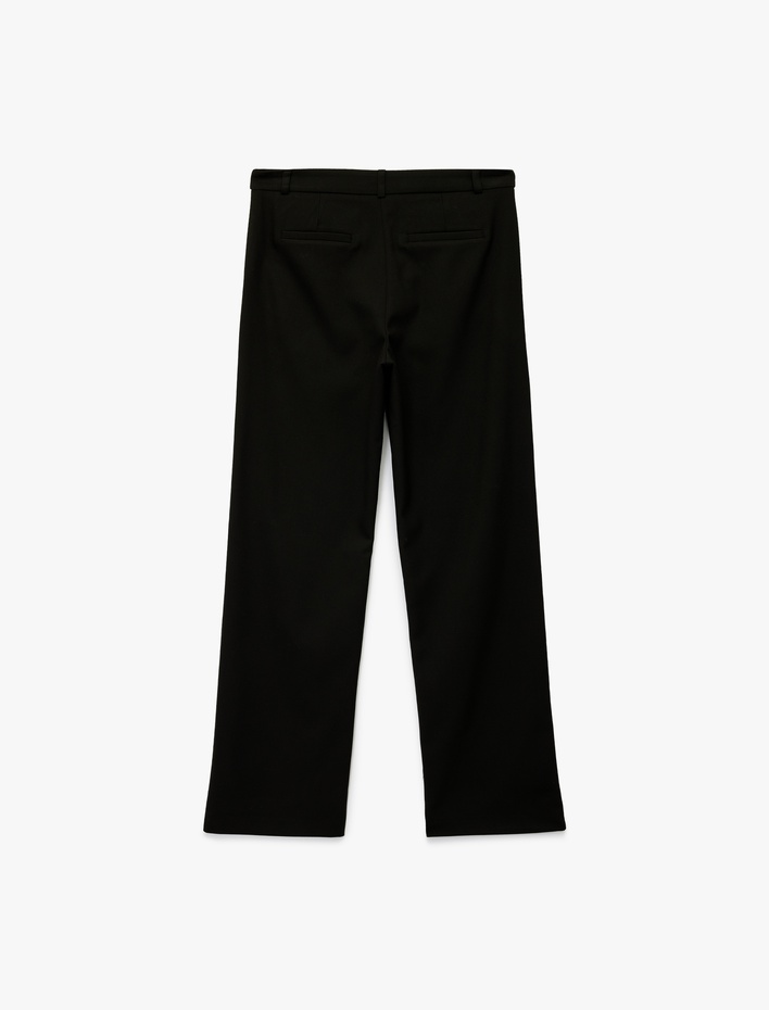  Straight Fit Cepli Cigarette Kumaş Pantolon