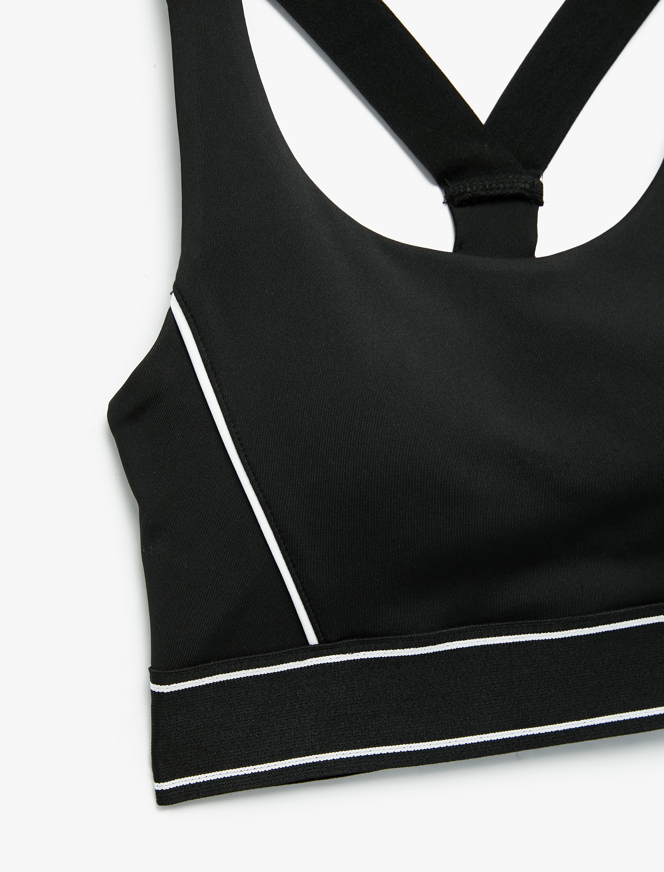   Slim Fit Kolsuz U Yaka Sporcu Sütyeni