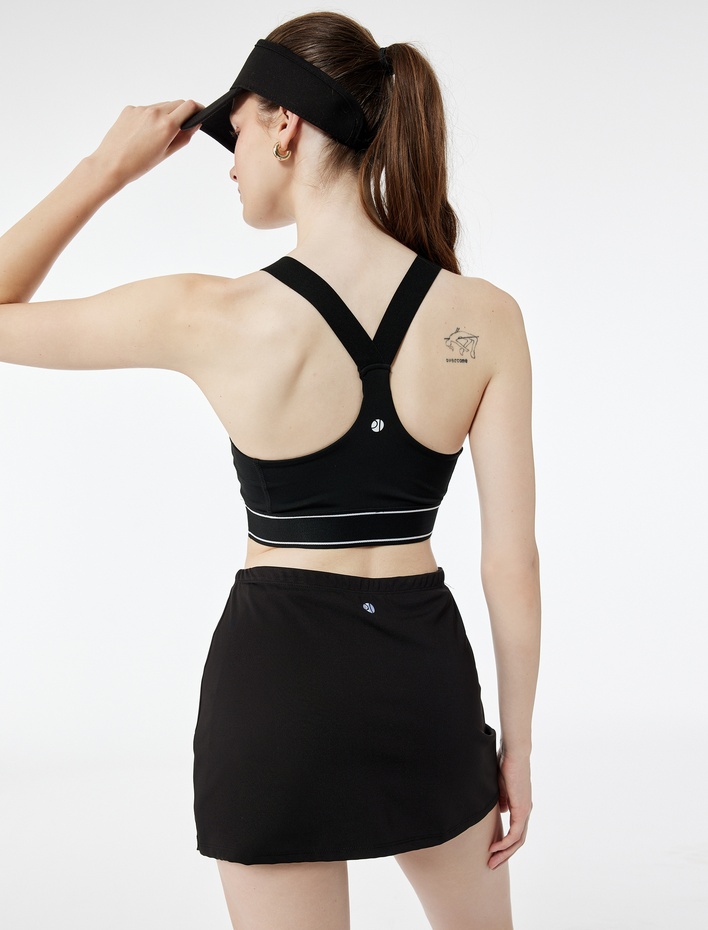  Slim Fit Kolsuz U Yaka Sporcu Sütyeni