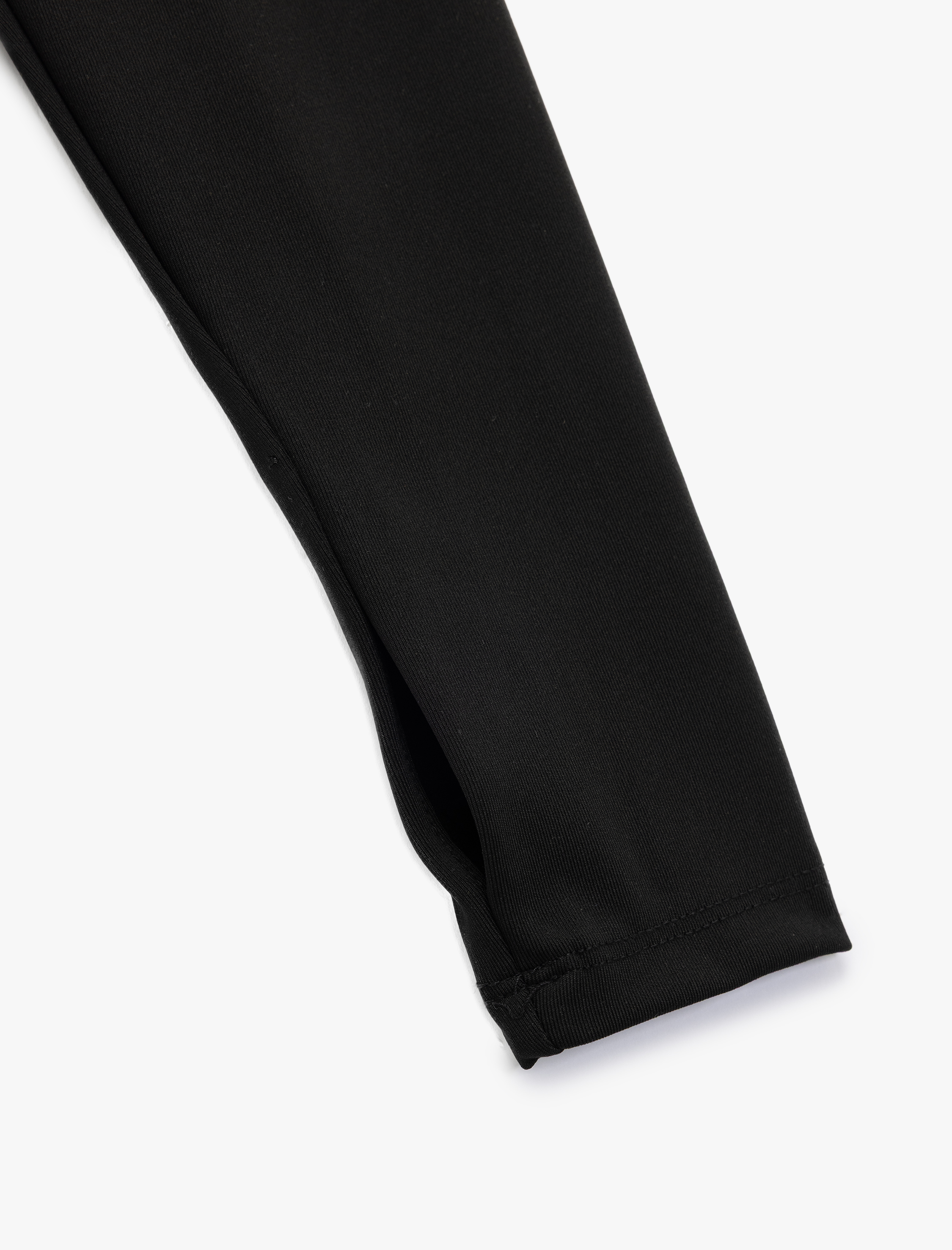   Slim Fit Dik Yaka Uzun Kollu Fermuarlı Spor Sweatshirt