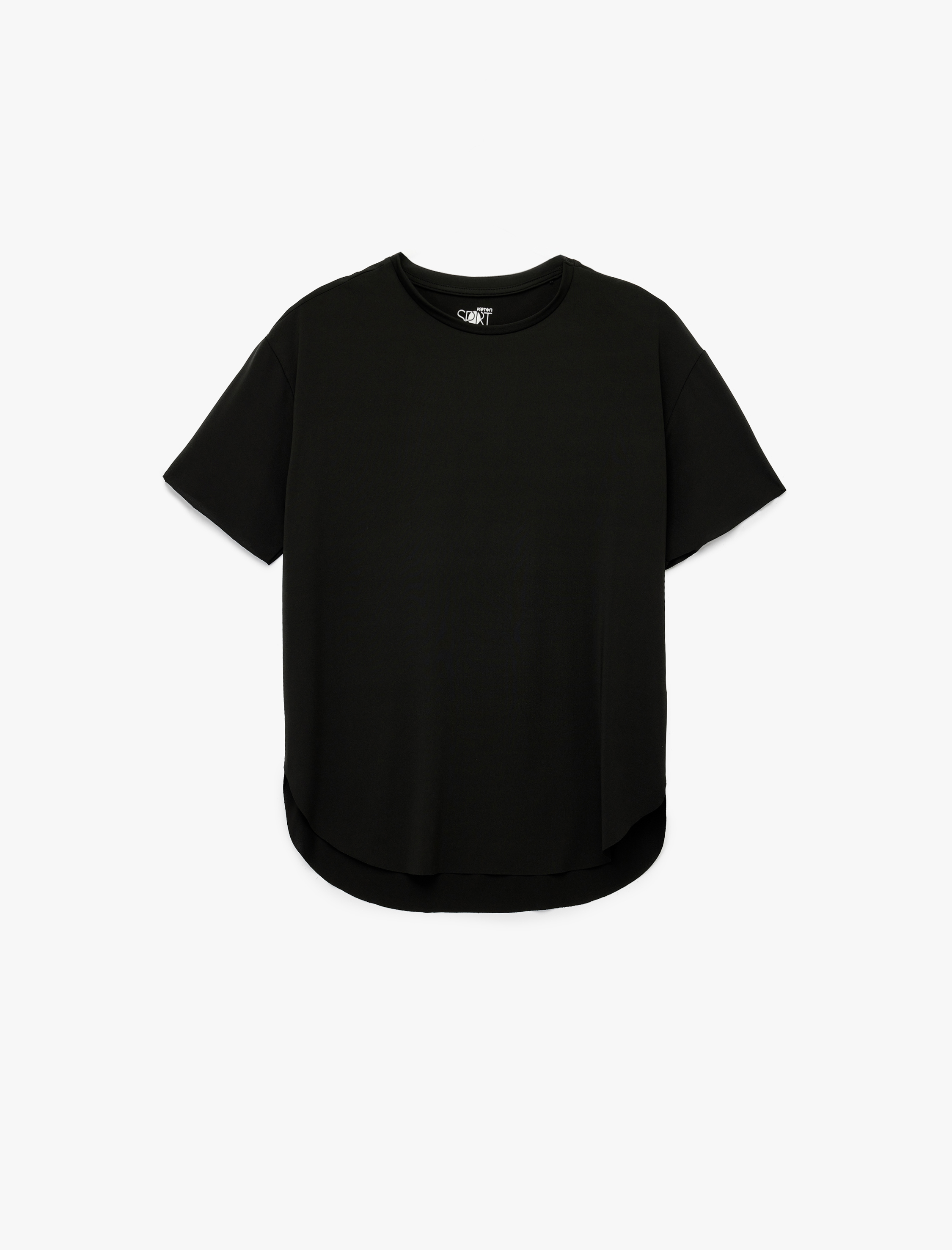   Kısa Kollu Bisiklet Yaka Basic Tişört