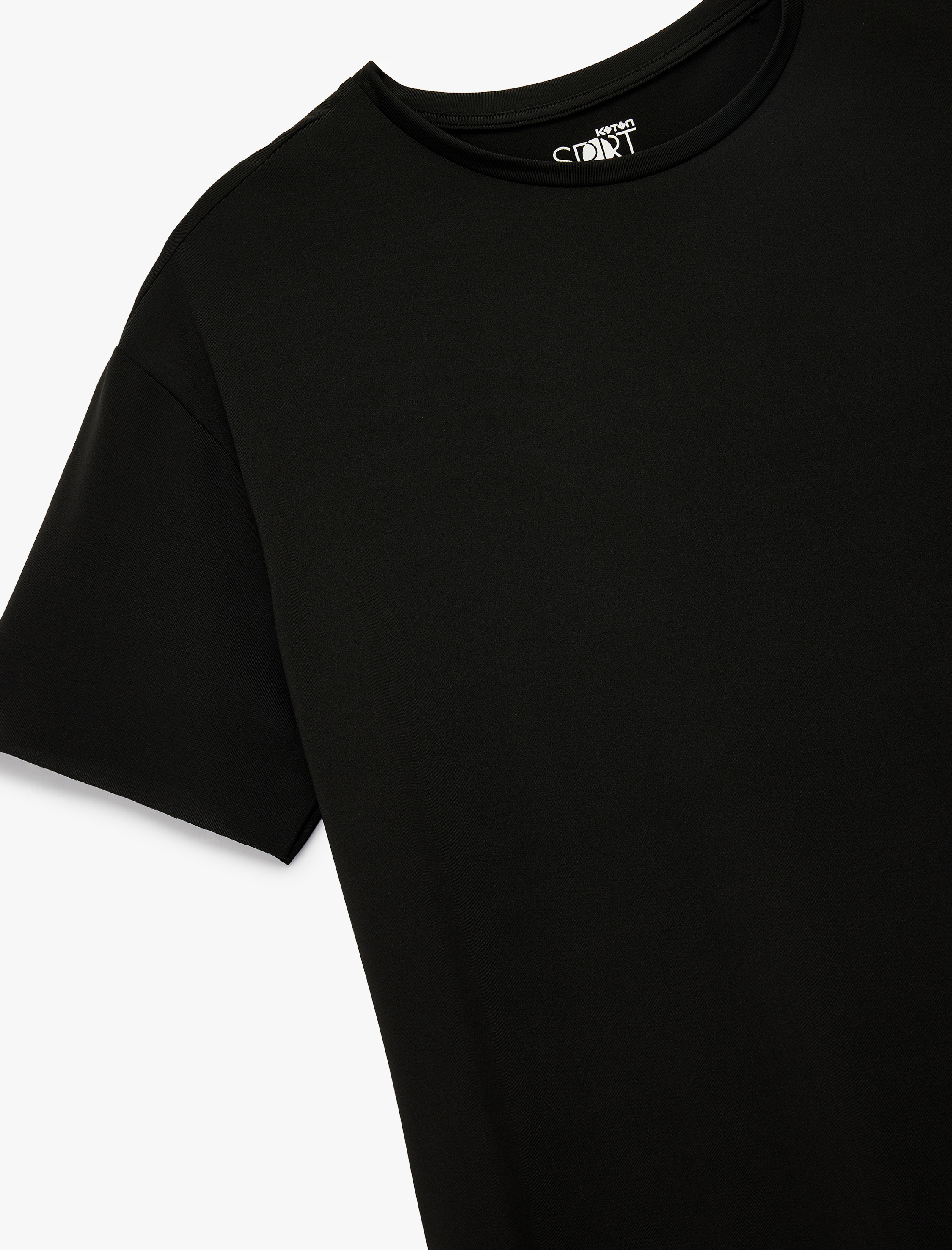   Kısa Kollu Bisiklet Yaka Basic Tişört