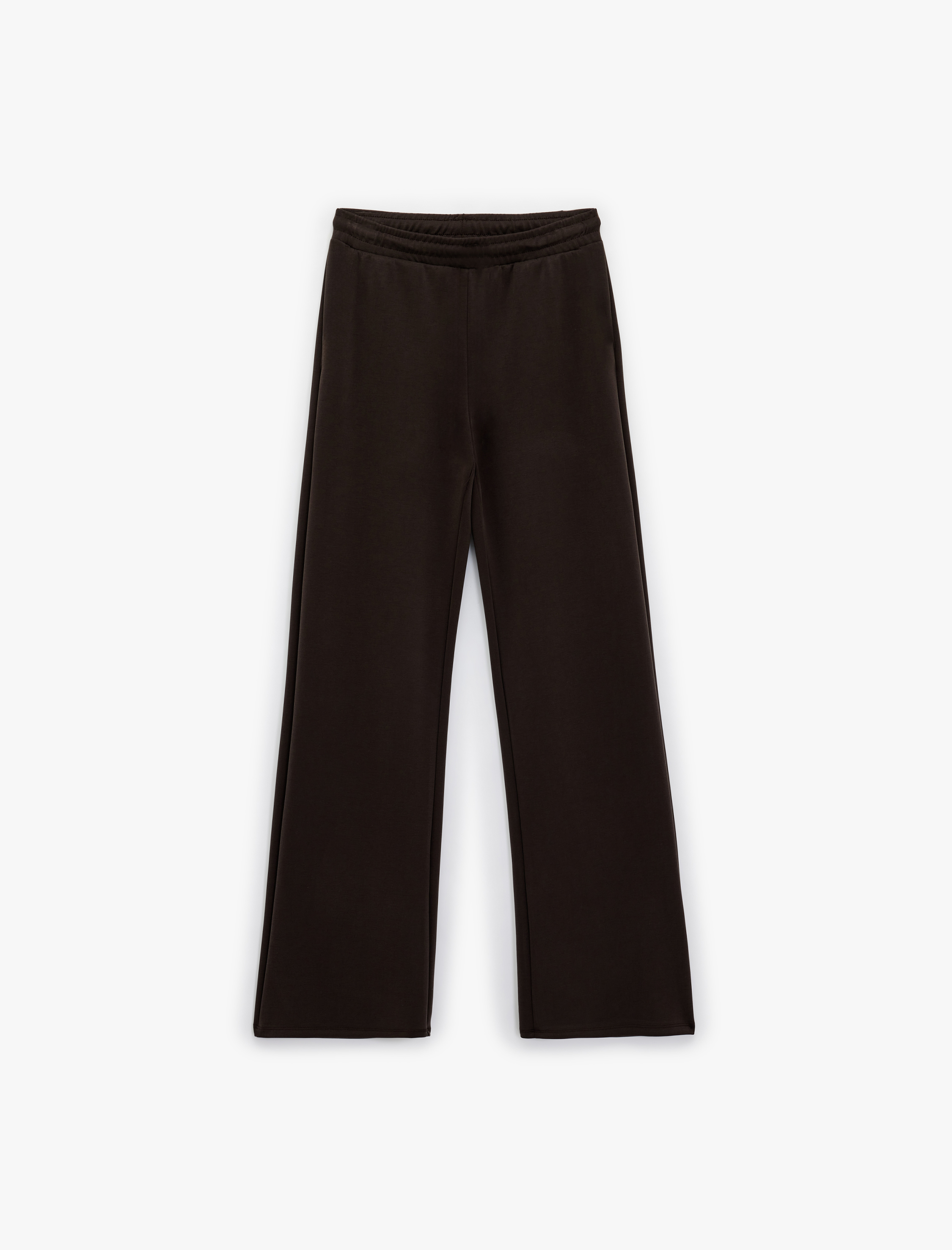   Yüksek Bel Geniş Paça Spor Eşofman Altı