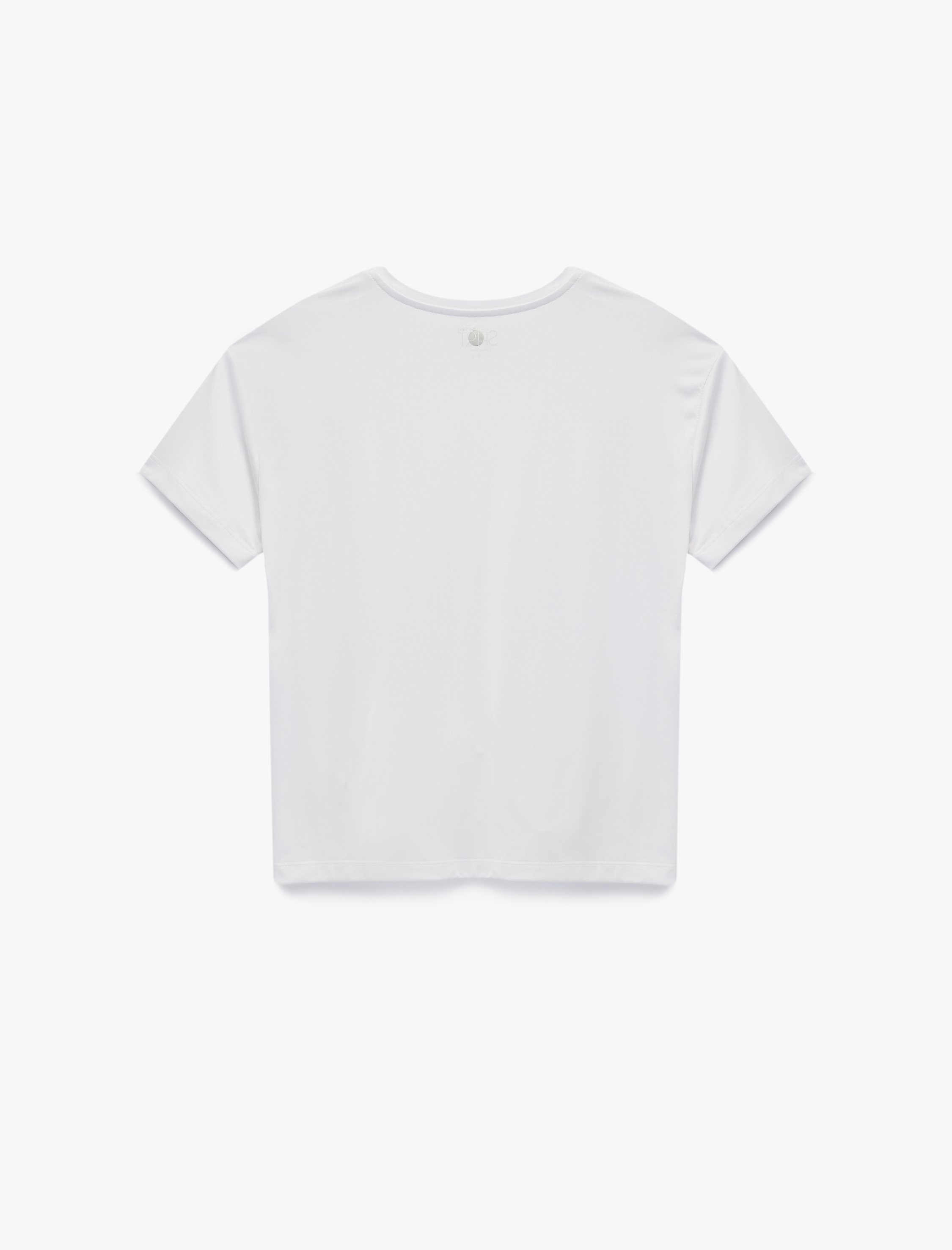   Rahat Kalıp Kısa Kollu Bisiklet Yaka Spor Tişört