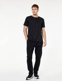 Viskon Cep Detaylı Beli Bağcıklı Spor Eşofman Altı