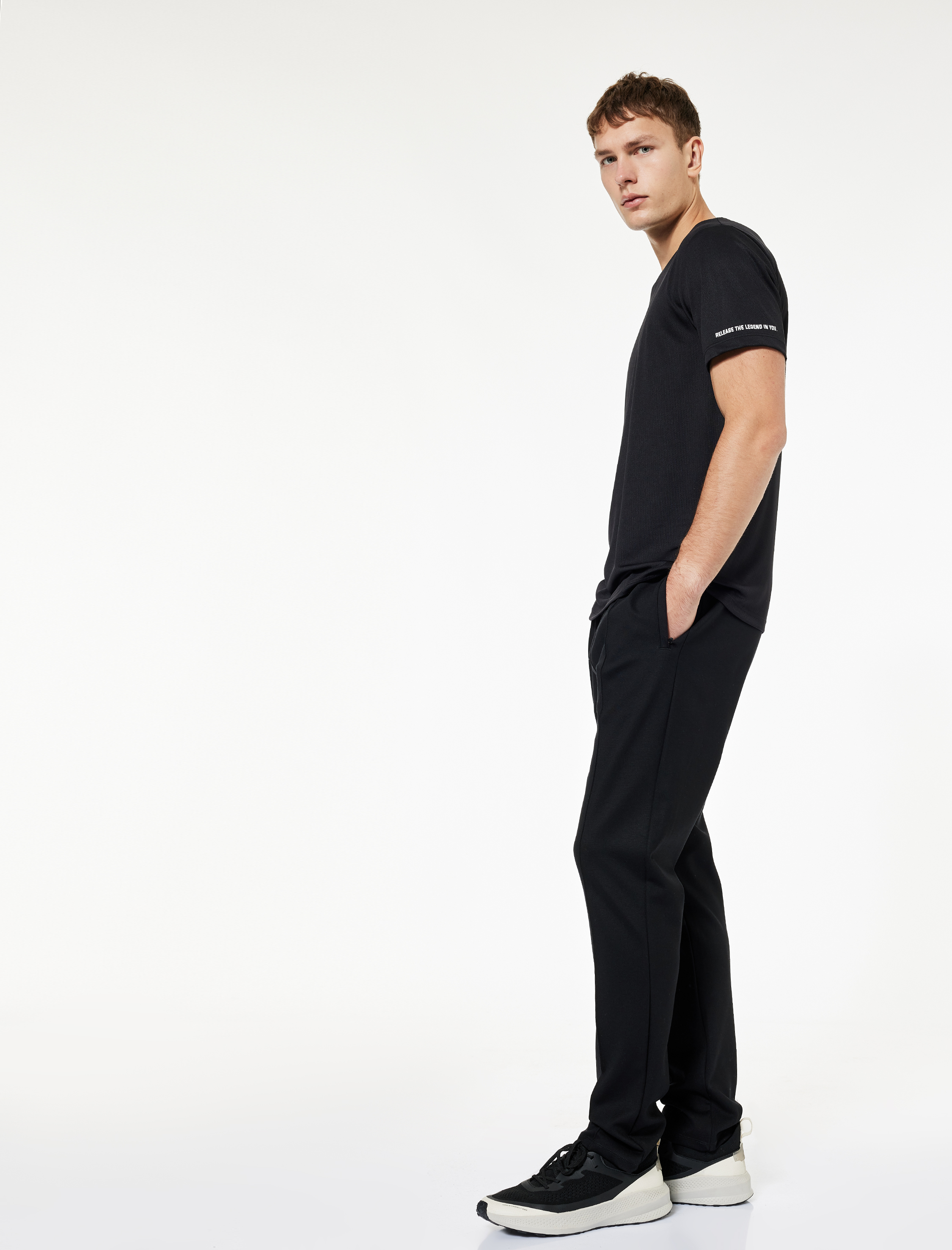   Viskon Cep Detaylı Beli Bağcıklı Spor Eşofman Altı