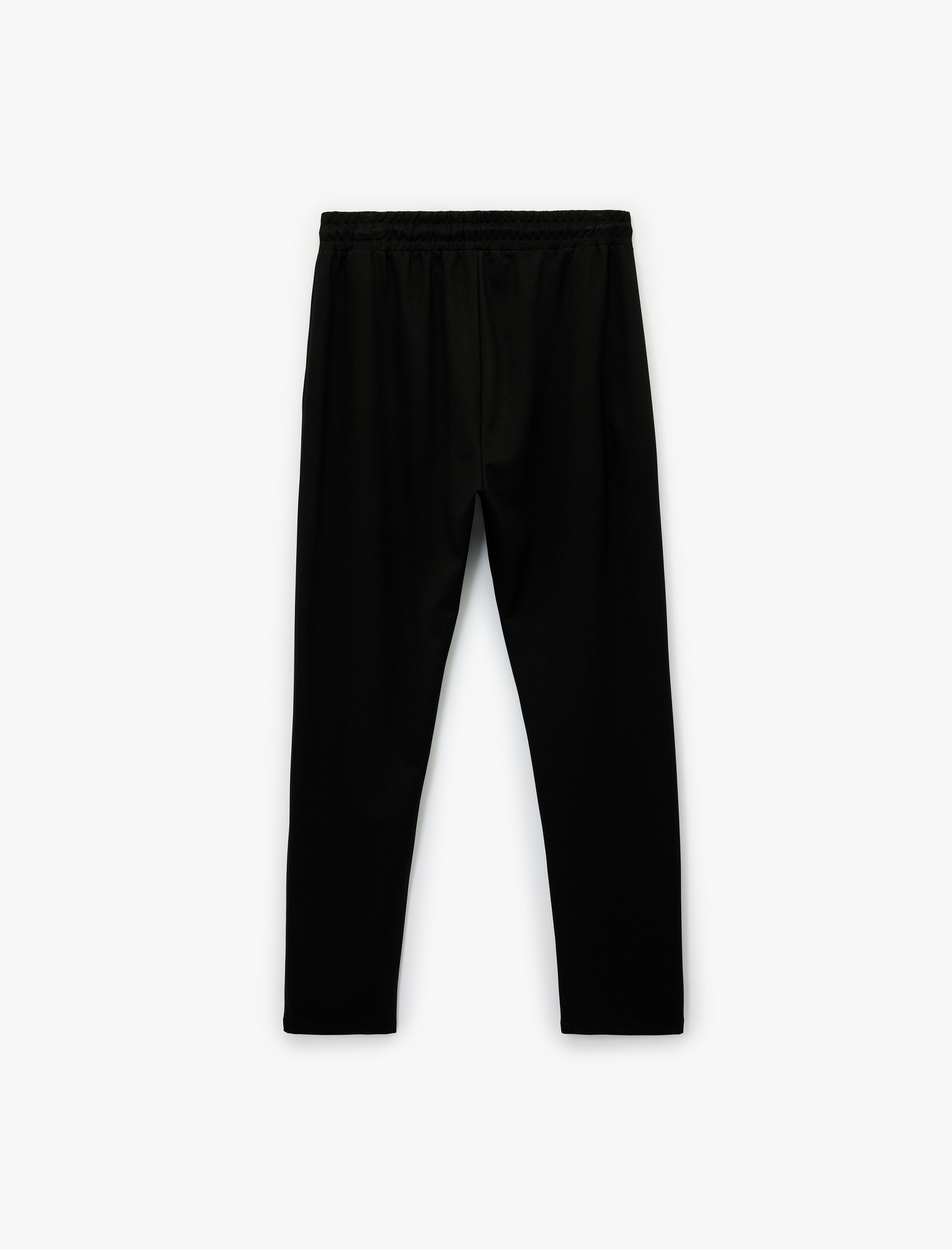   Viskon Cep Detaylı Beli Bağcıklı Spor Eşofman Altı