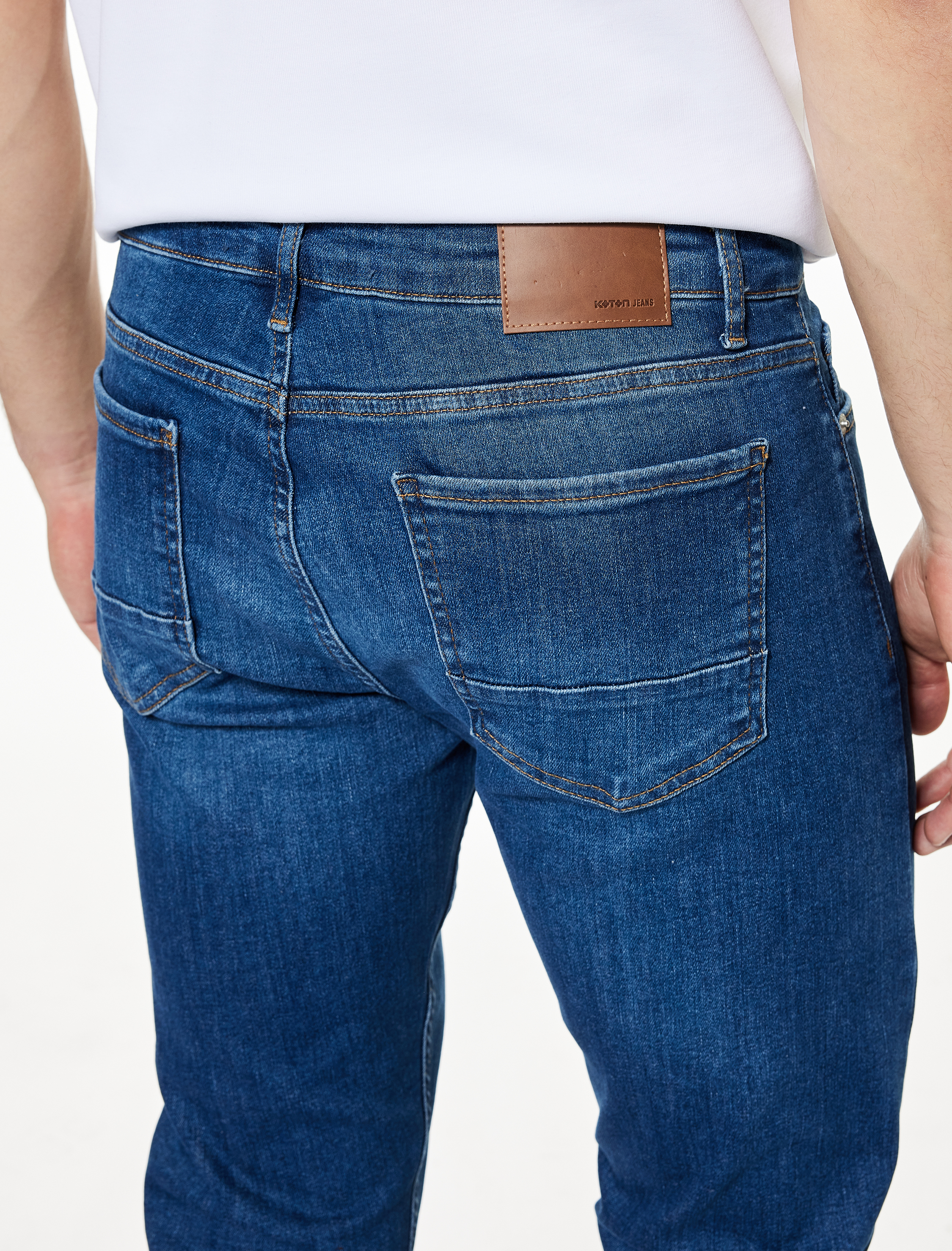   Pamuklu Normal Bel Slim Fit Jean Pantolon - Brad Jean