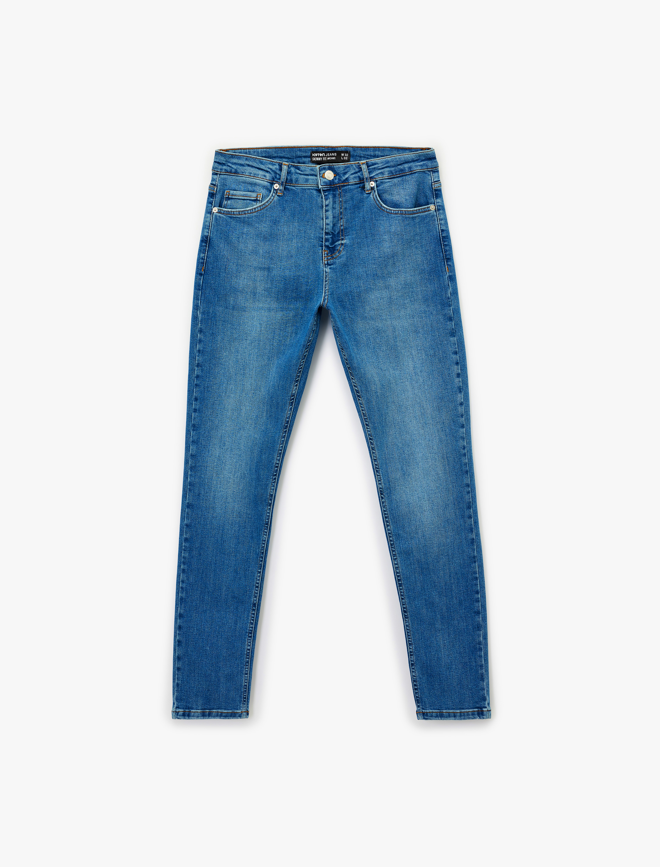   Normal Bel Pamuklu Skinny Fit Jean Pantolon - Michael Jean