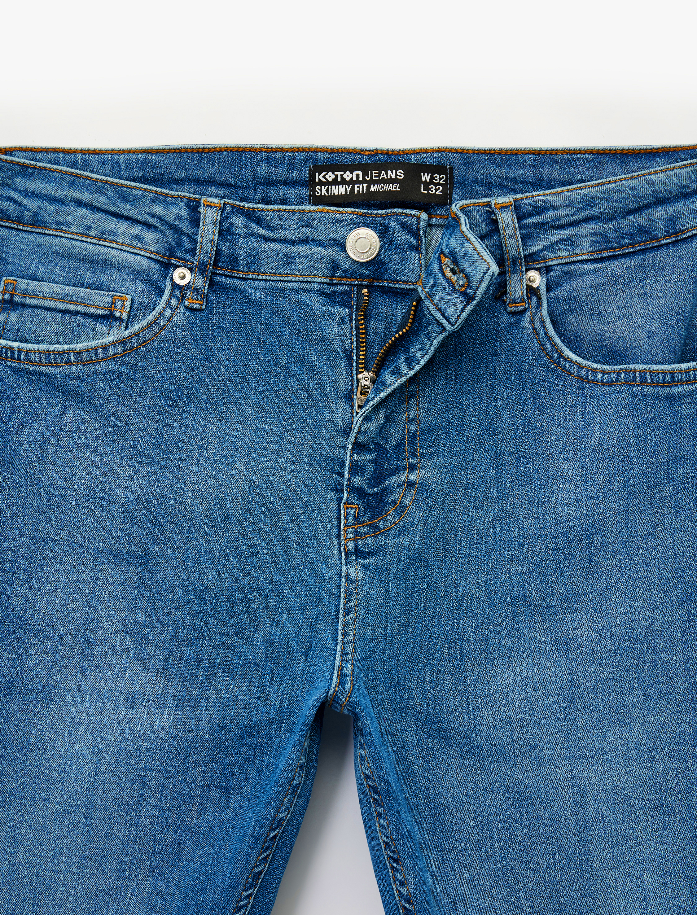   Normal Bel Pamuklu Skinny Fit Jean Pantolon - Michael Jean