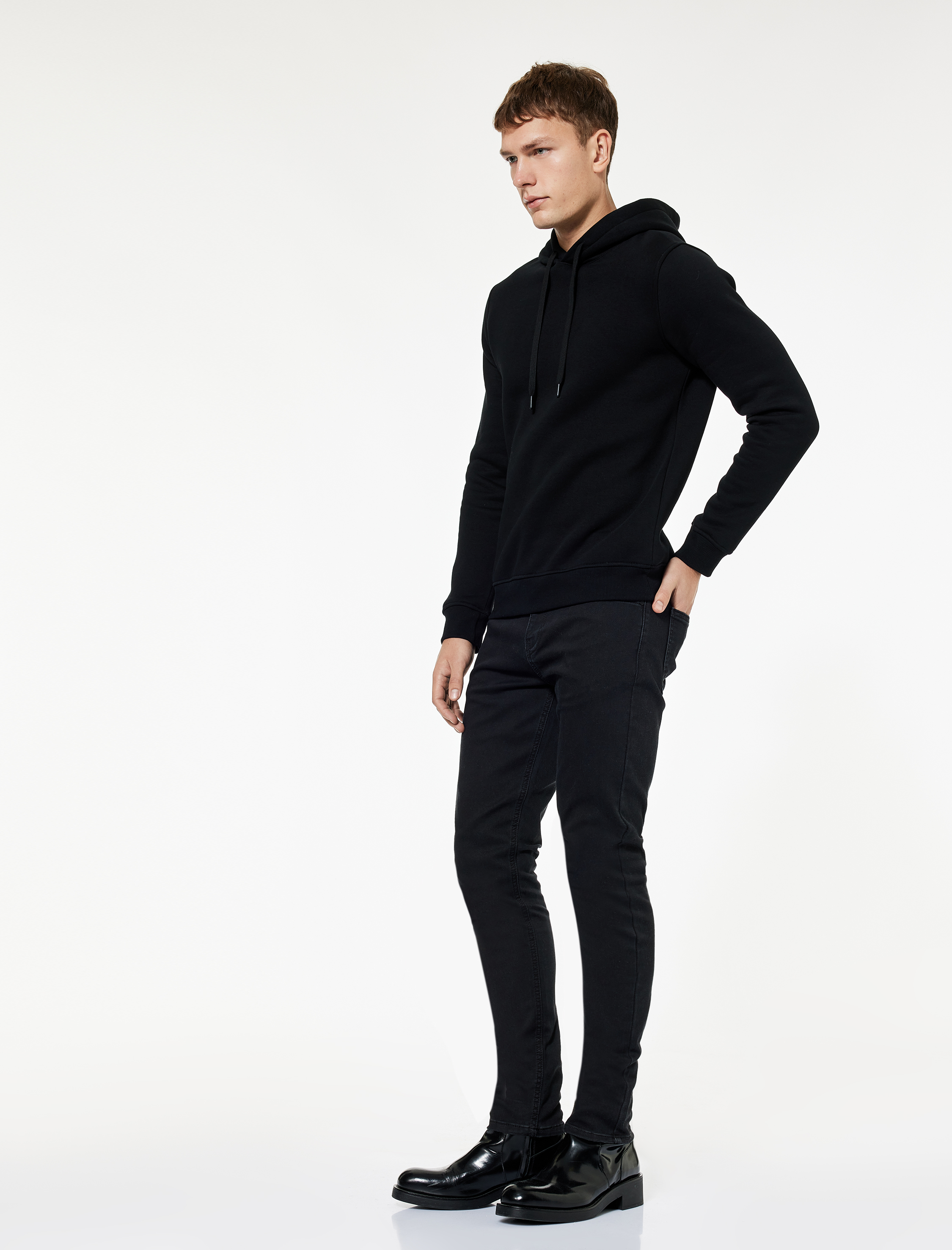   Düğmeli Normal Bel Slim Fit Jean Pantolon - Brad Jean