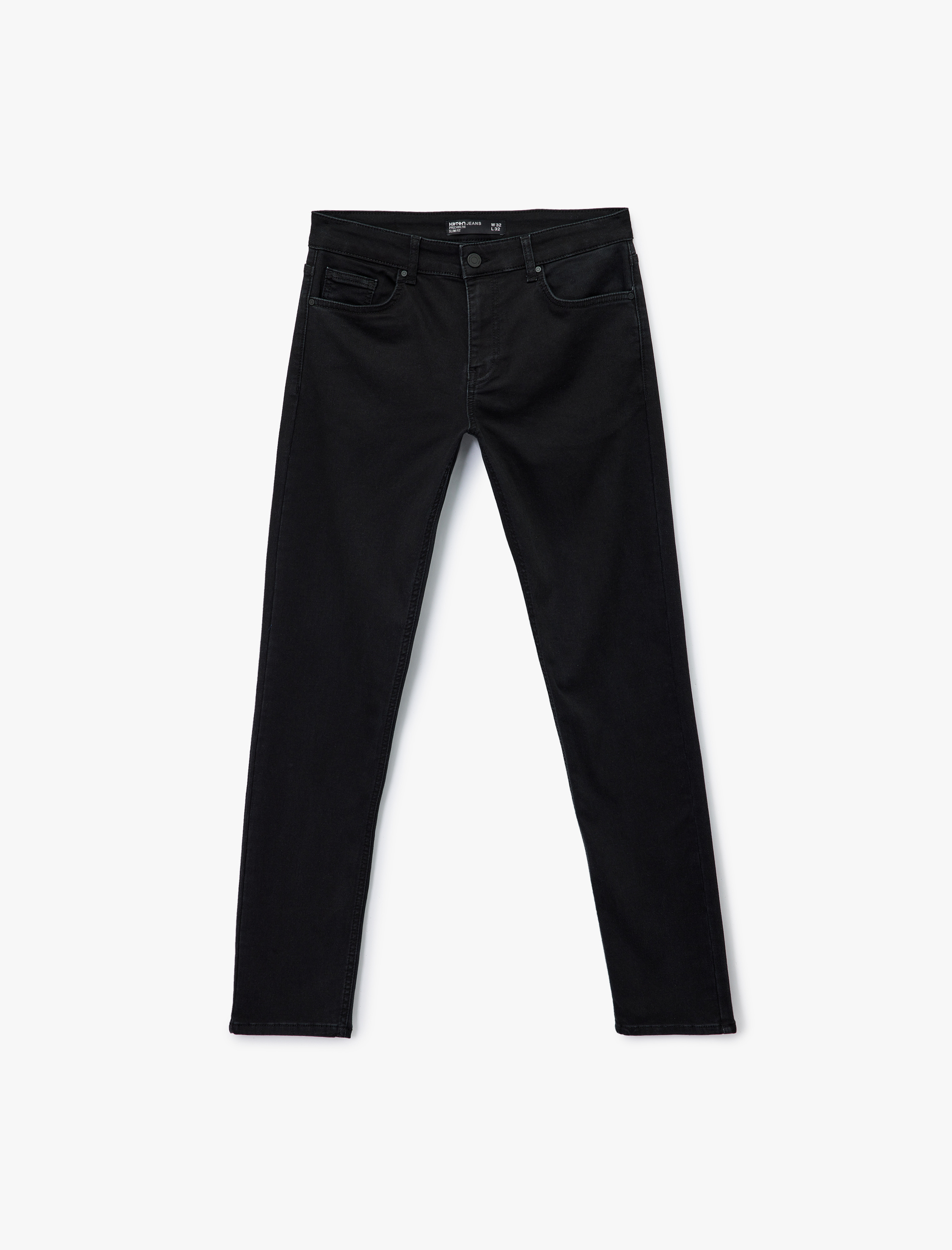   Düğmeli Normal Bel Slim Fit Jean Pantolon - Brad Jean