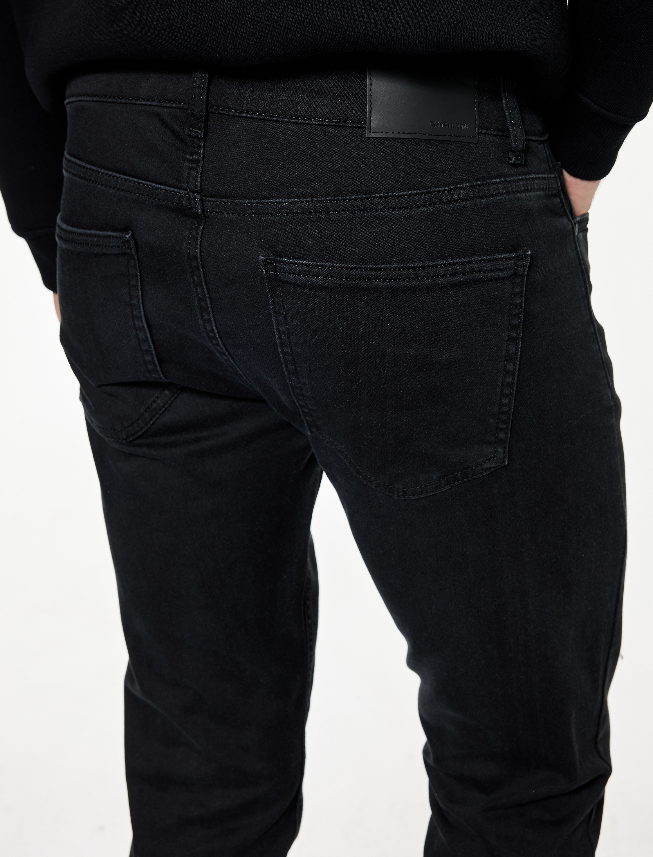   Düğmeli Normal Bel Slim Fit Jean Pantolon - Brad Jean