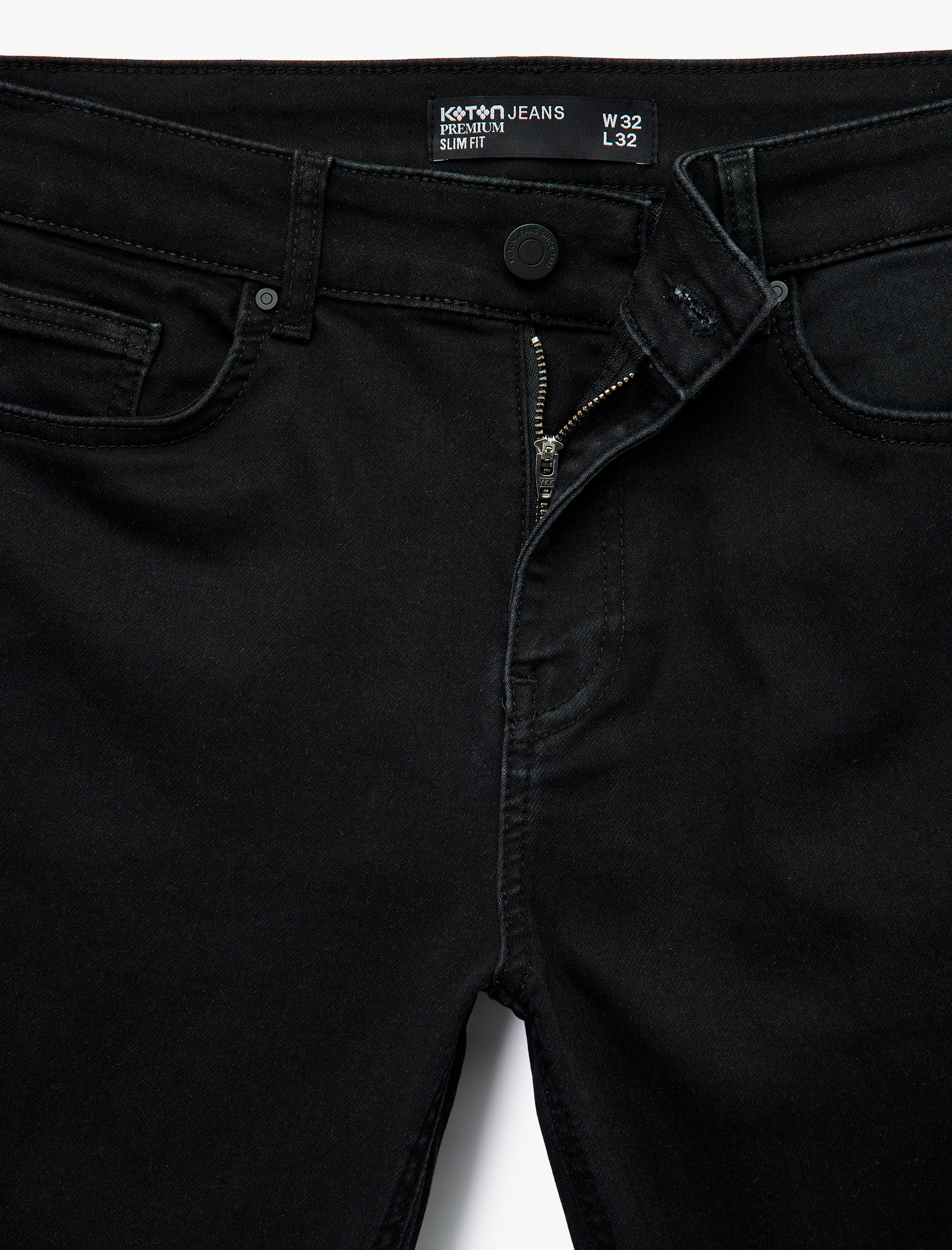   Düğmeli Normal Bel Slim Fit Jean Pantolon - Brad Jean