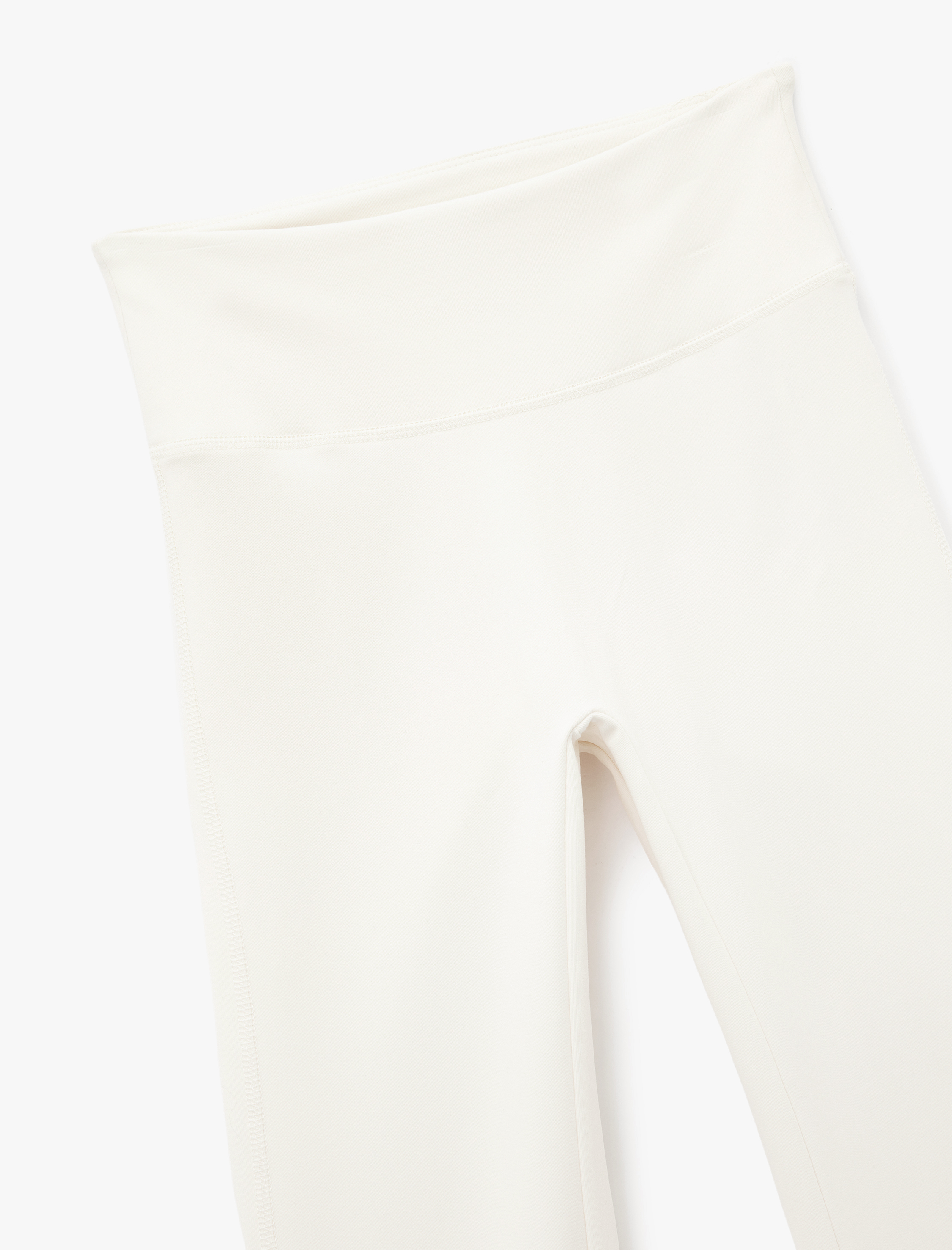   Yüksek Bel İspanyol Paça Dikiş Detaylı Spor Tayt