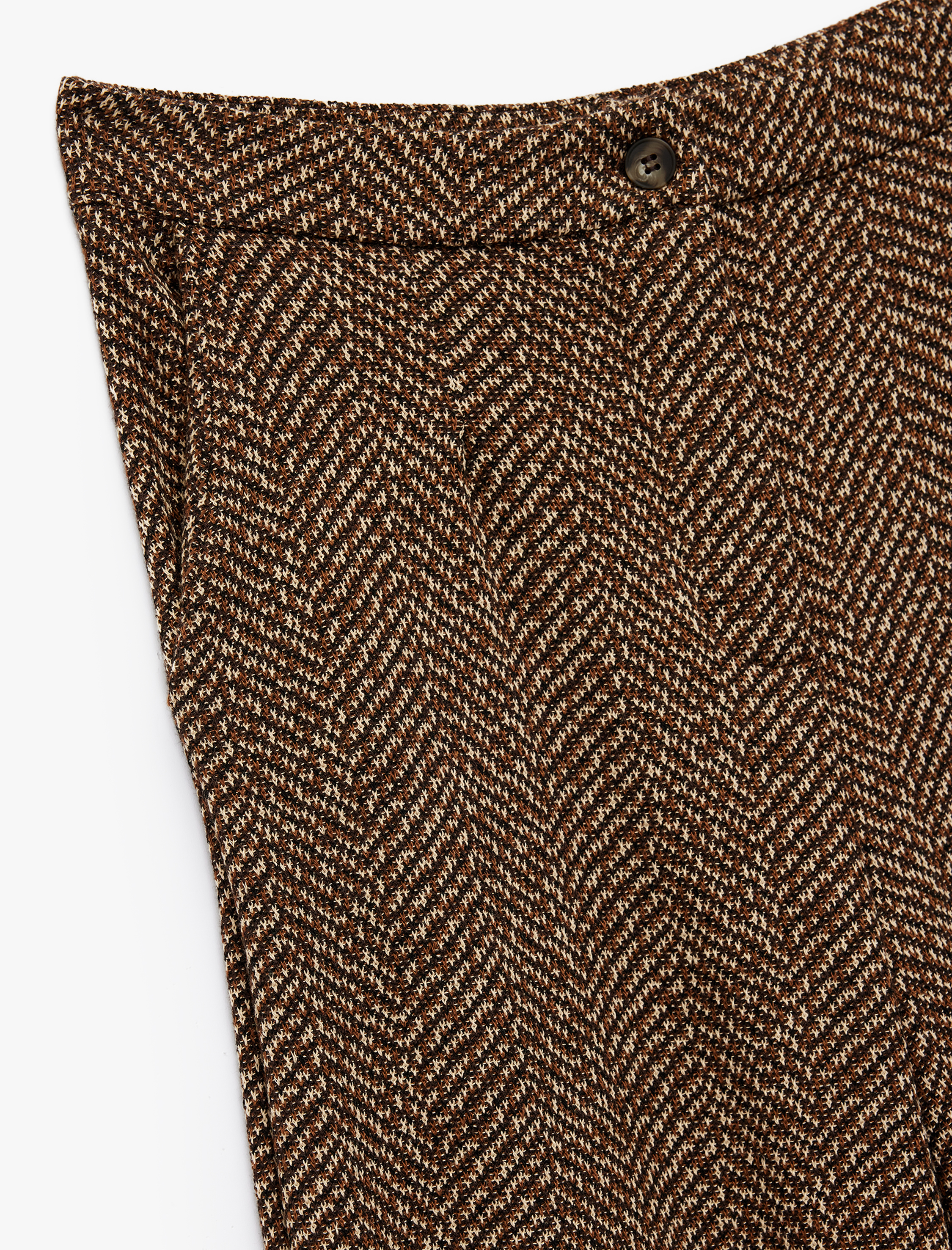  Kız Çocuk Viskon Karışımlı Beli Lastikli Cepli Desenli Pantolon