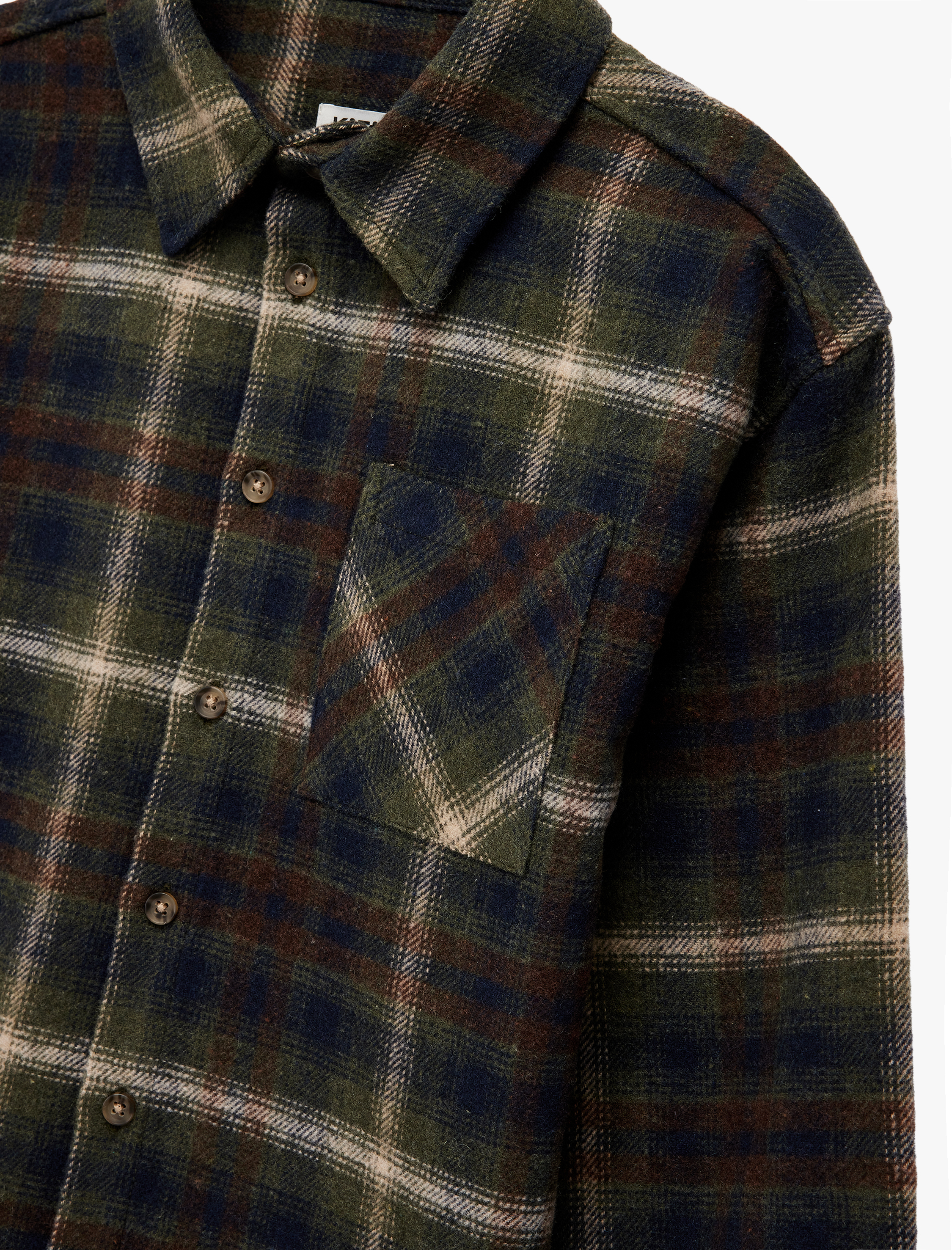  Erkek Çocuk Ekose Desenli Uzun Kollu Oduncu Gömlek