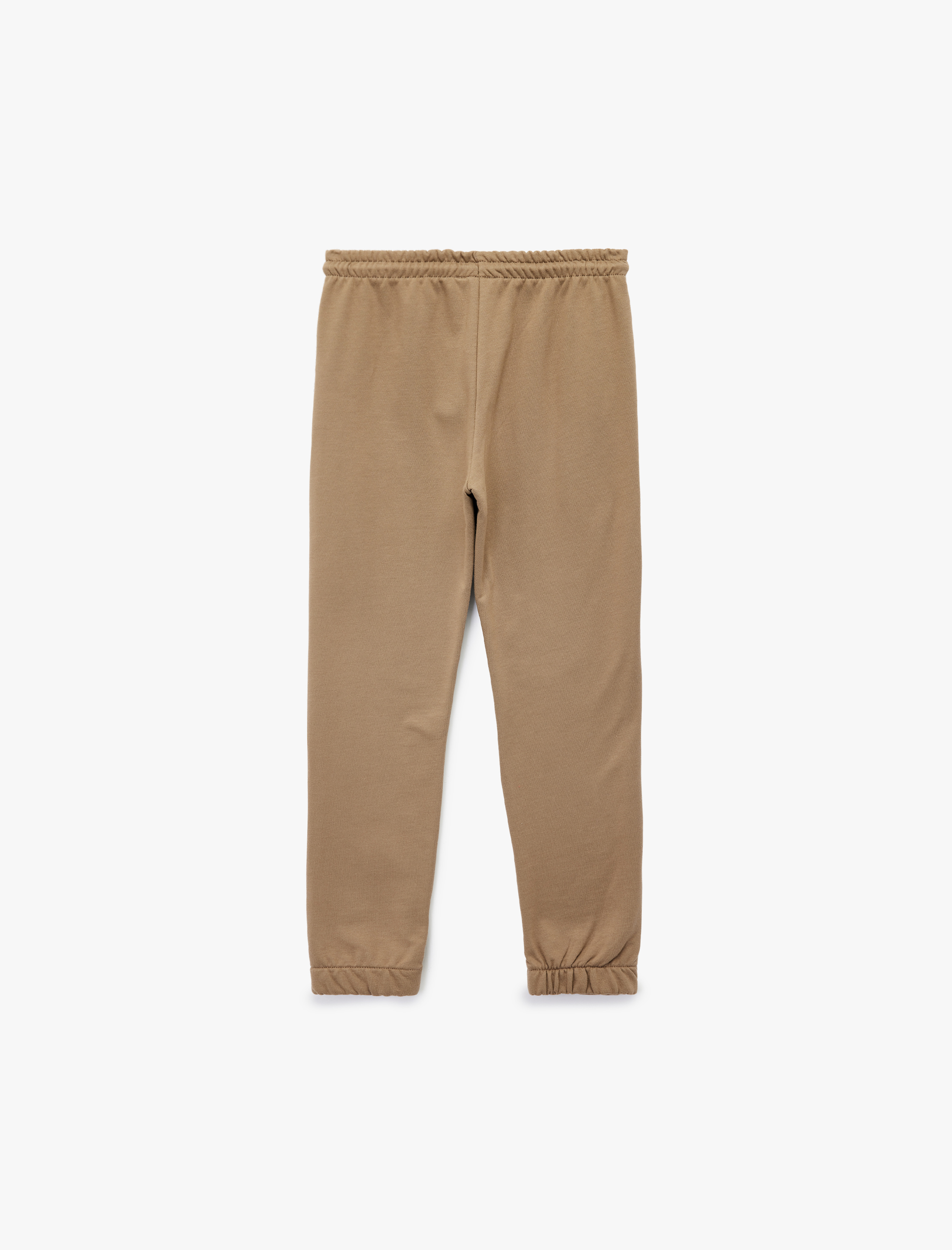  Erkek Çocuk Pamuklu Baskı Detaylı Şardonlu Jogger Eşofman Altı