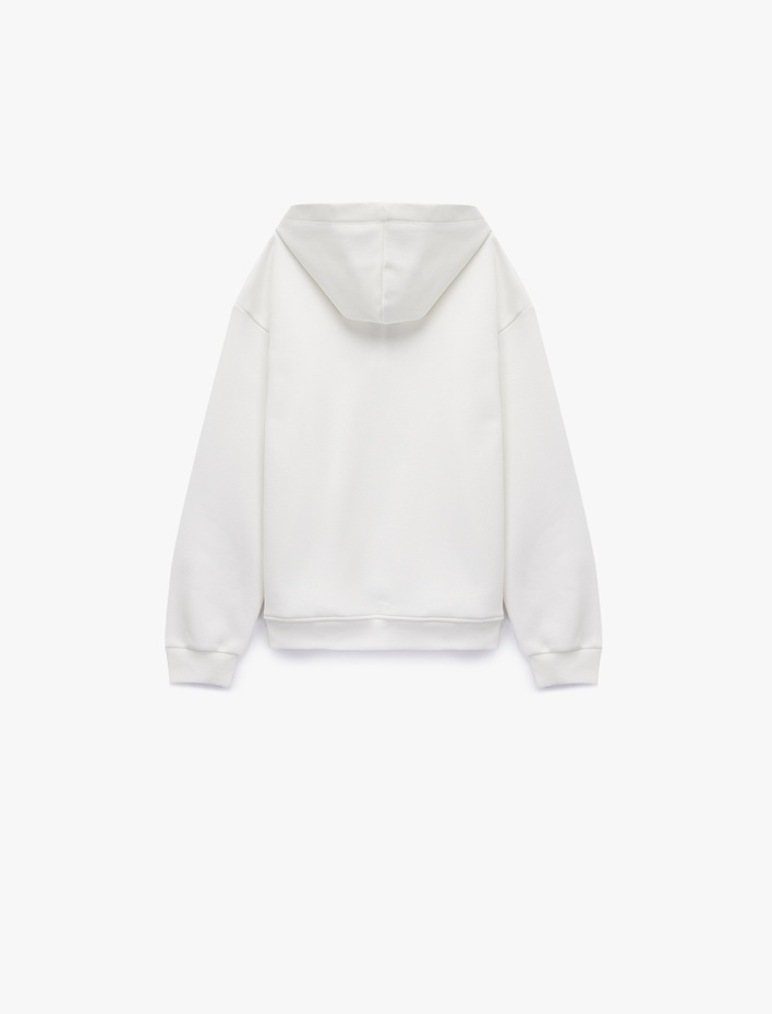 Kız Çocuk Sponge Bob Baskılı Uzun Kollu Lisanslı Kapşonlu Sweatshirt