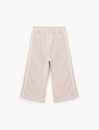 Pamuklu Beli Lastikli Geniş Paça Eşofman Altı