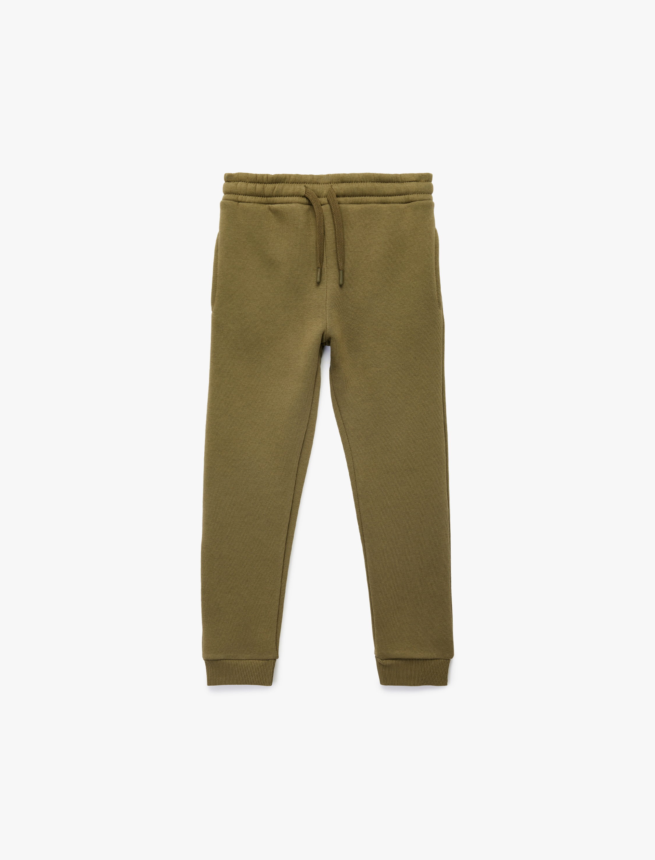  Erkek Çocuk Beli Lastikli Cepli Şardonlu Basic Jogger Eşofman Altı