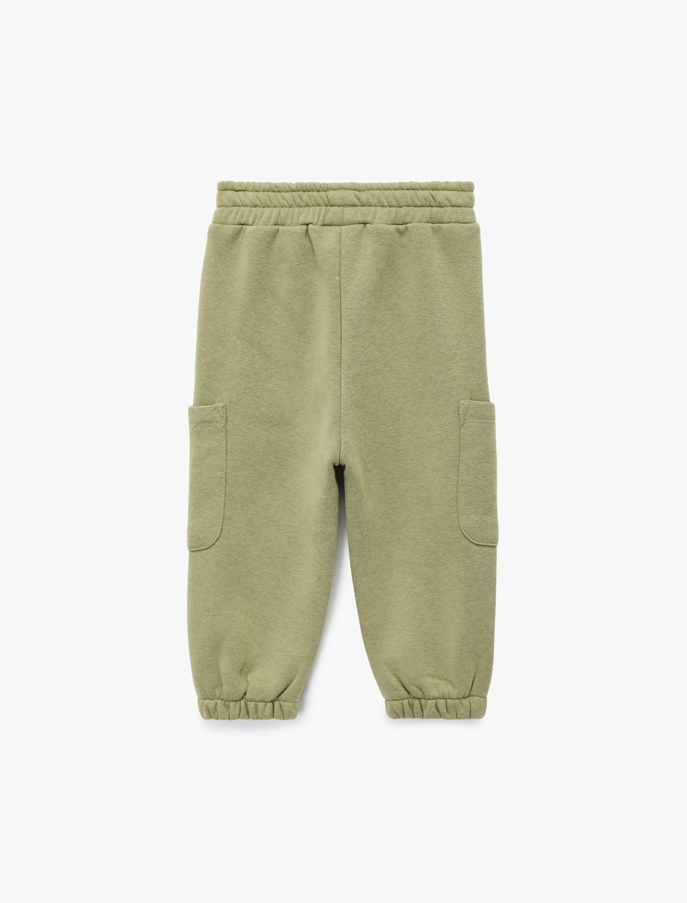  Erkek Bebek Şardonlu Beli Lastikli Basic Jogger Eşofman Altı