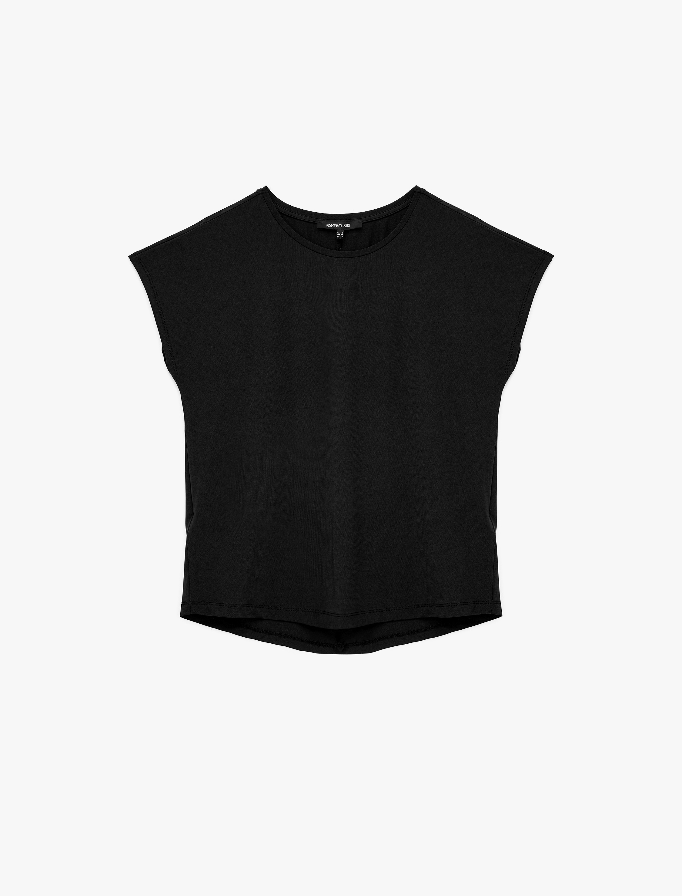   Rahat Kalıp Kısa Kollu Bisiklet Yaka Spor Tişört