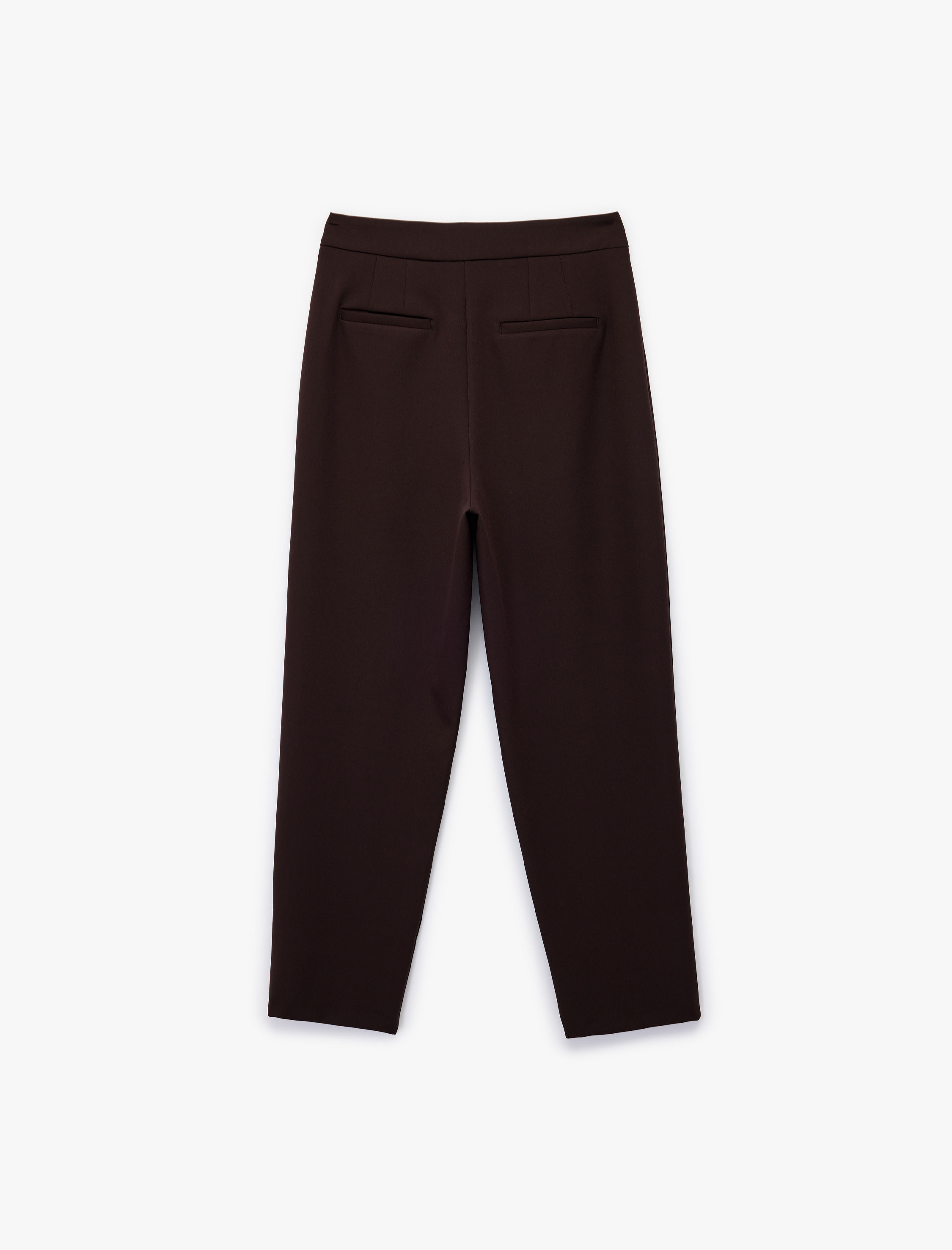   Aksesuar Detaylı Havuç Kesim Kumaş Pantolon