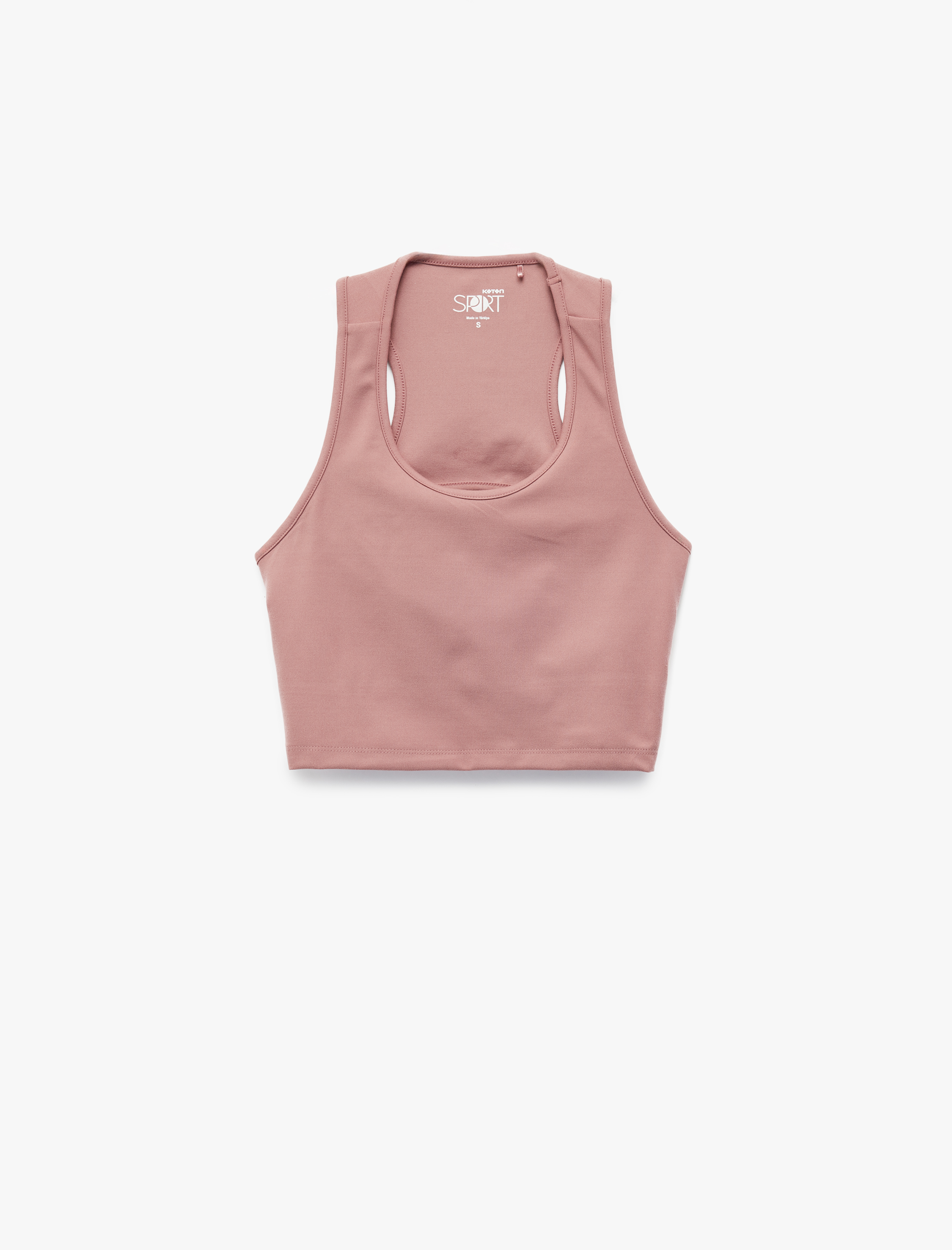   Kolsuz Bisiklet Yaka İnterlok Sırtı Pencere Detaylı Sporcu Sütyeni