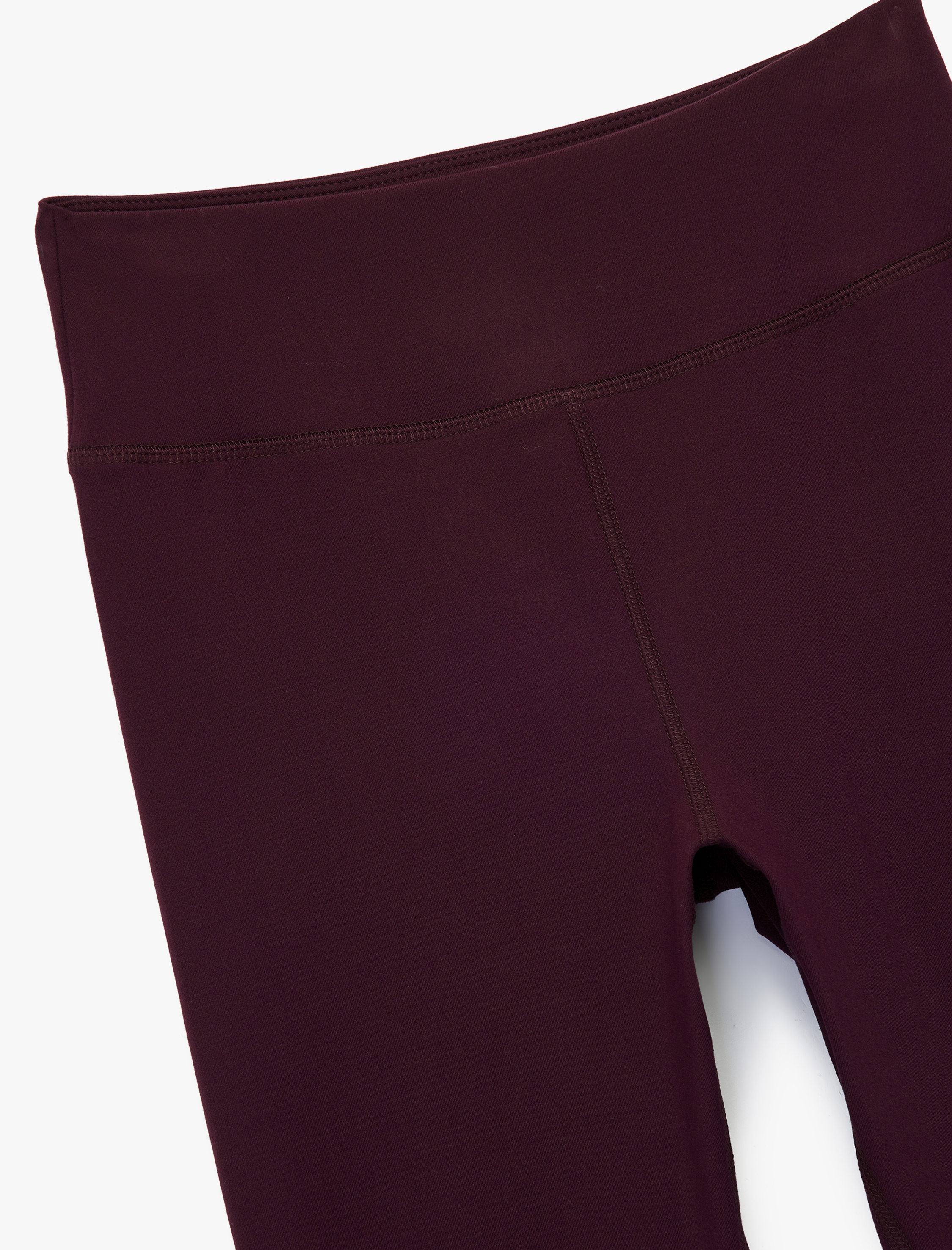   Yüksek Bel Skinny Fit İnterlok Dikiş Detaylı Spor Tayt