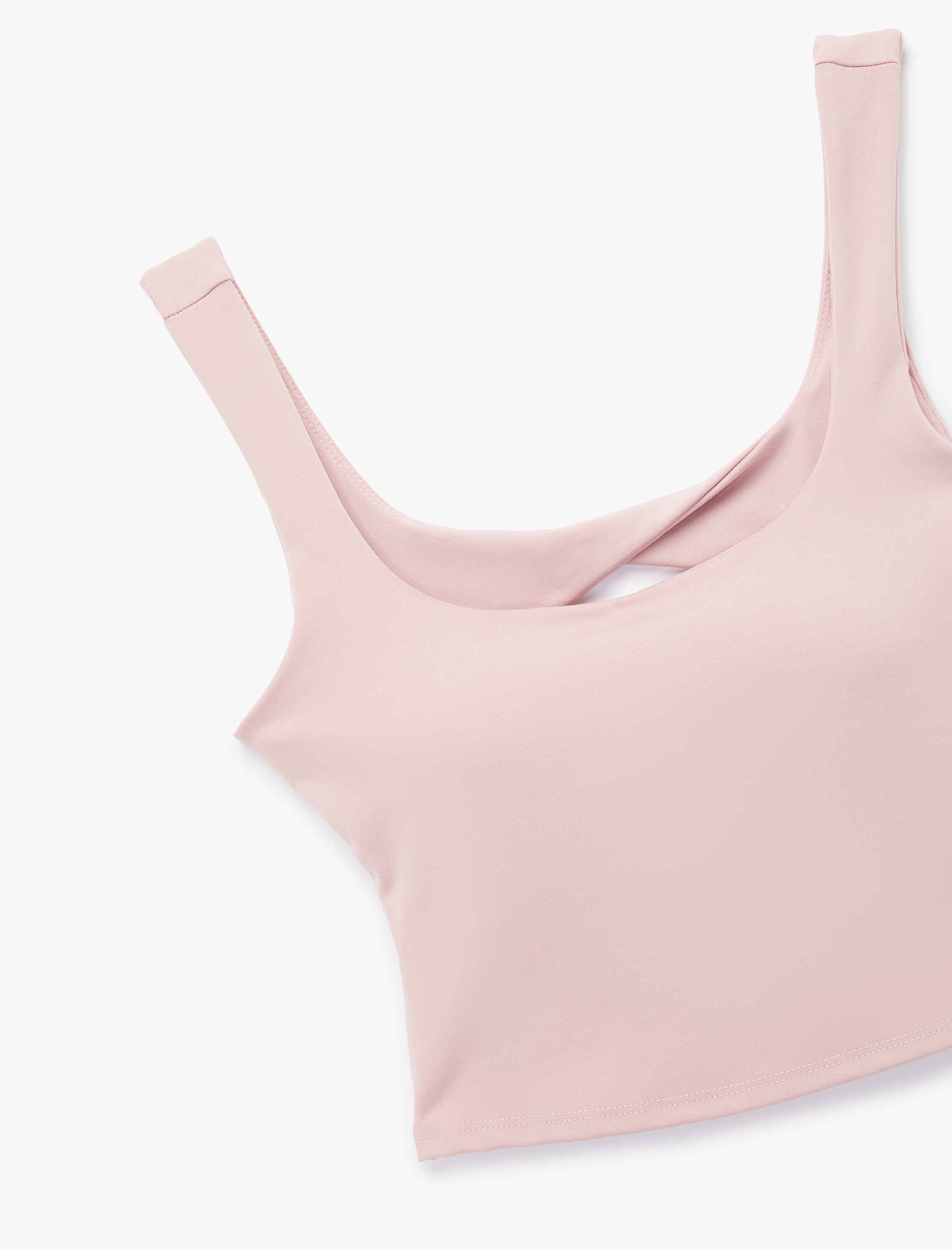   Slim Fit Kolsuz U Yaka Sırtı Pencere Detaylı Sporcu Sütyeni