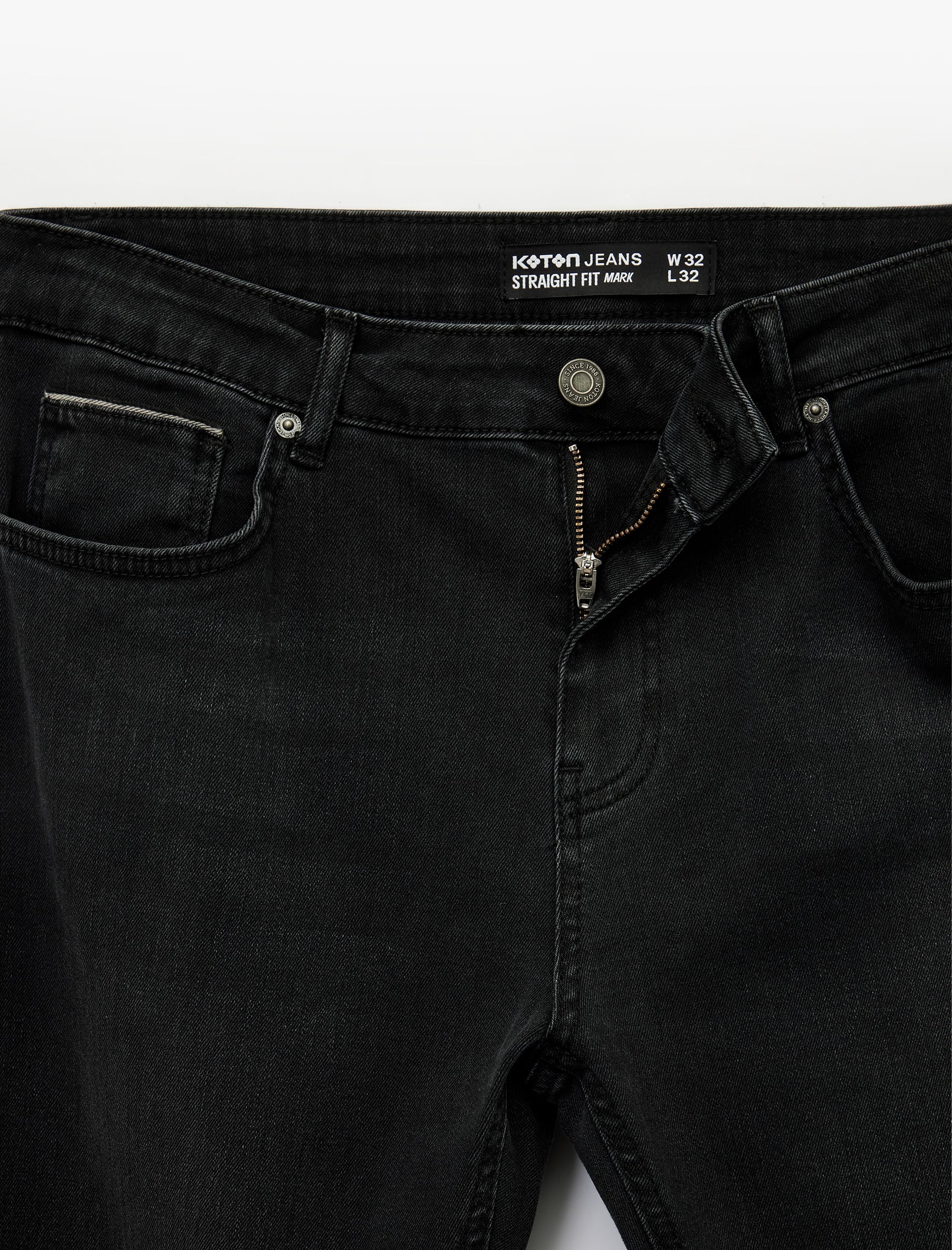   Pamuklu Normal Bel Straight Fit Jean Pantolon - Mark Jean