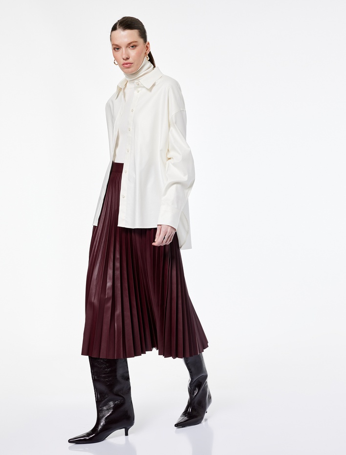  Uzun Kollu Klasik Yaka Düğmeli Basic Gömlek