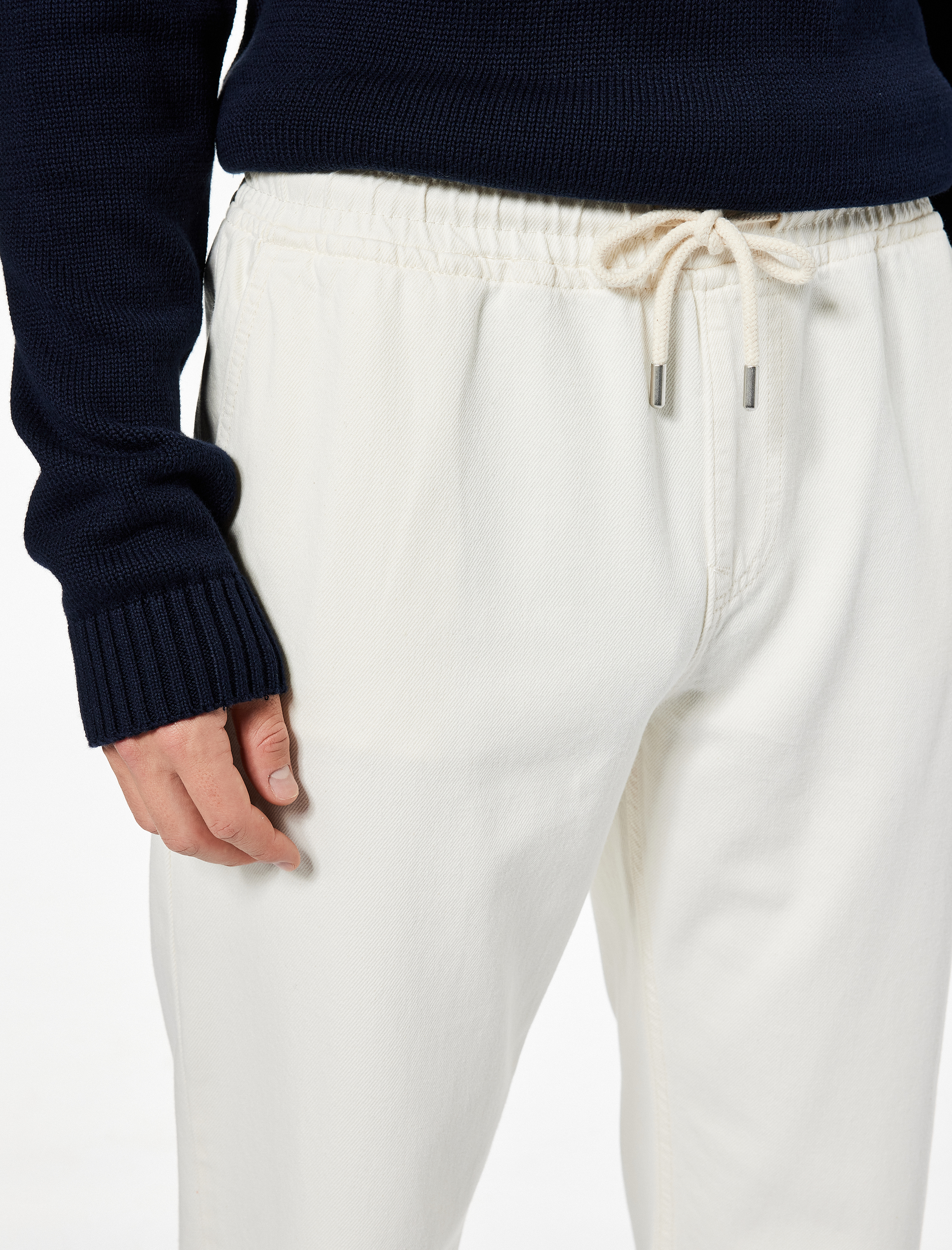   Pamuklu Bol Kalıp Cepli Beli Bağcıklı Baggy Jean Pantolon