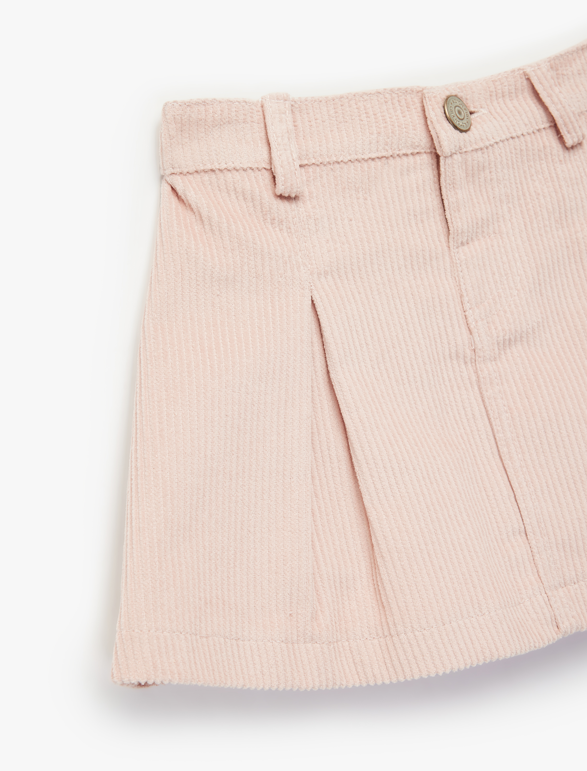  Kız Bebek Pamuklu A Kesim Diz Üstü Pileli Etek