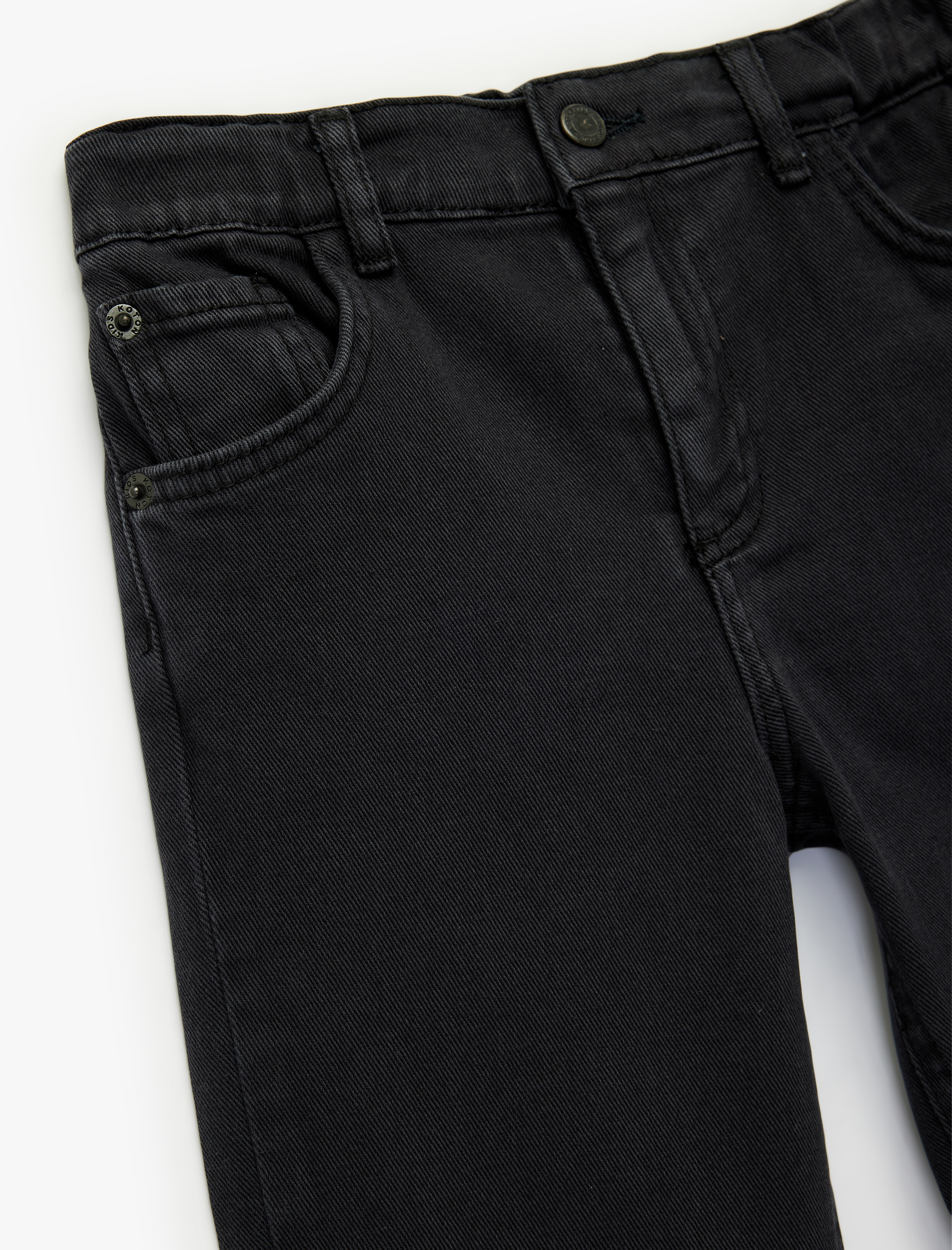  Erkek Bebek Pamuklu Beli Lastikli Rahat Kesim Denim Pantolon