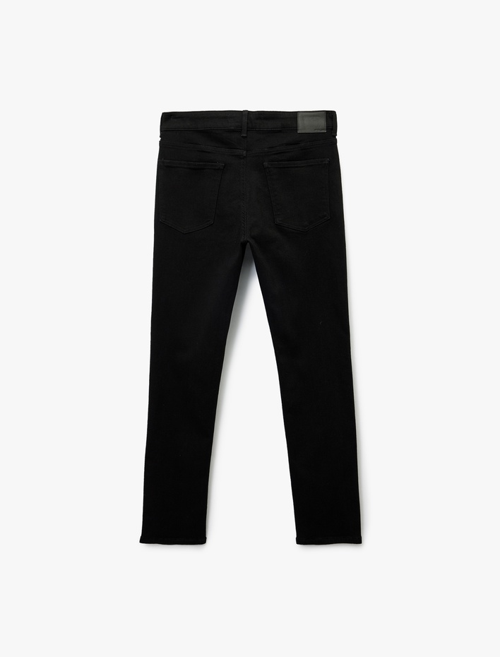  Pamuklu Cepli Normal Bel Slim Fit Jean Pantolon - Brad Jean