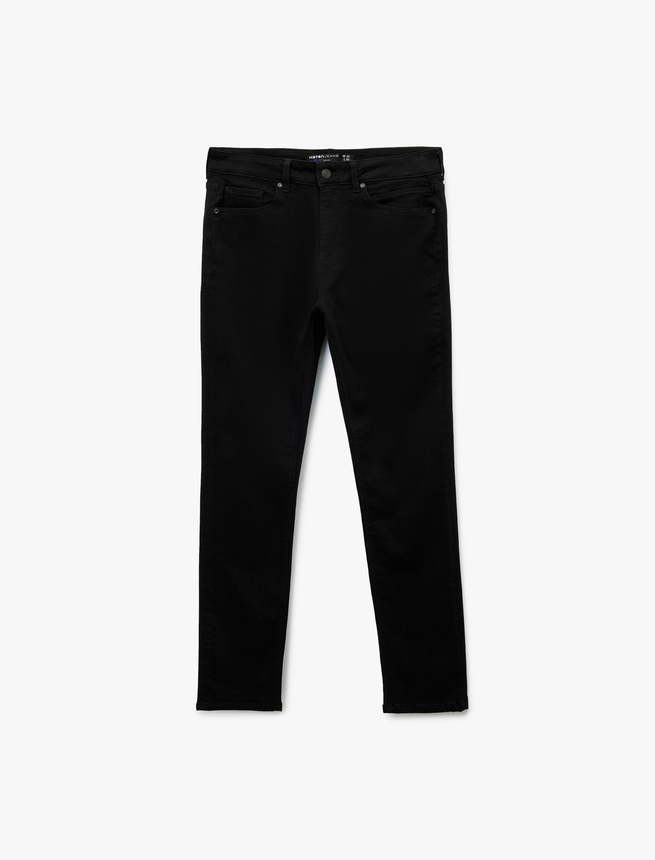   Pamuklu Cepli Normal Bel Slim Fit Jean Pantolon - Brad Jean