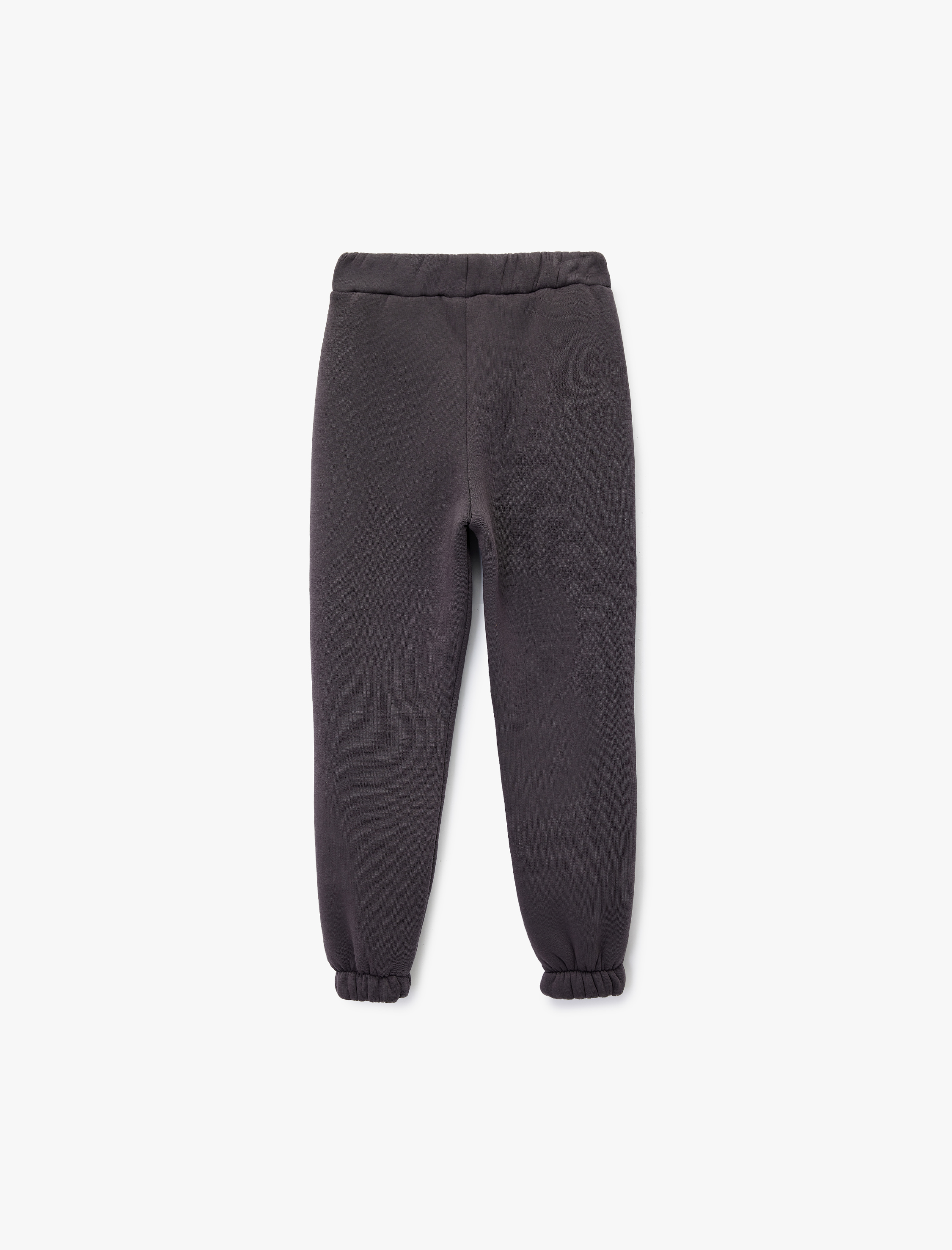  Kız Çocuk Baskılı Beli Lastikli Jogger Eşofman Altı