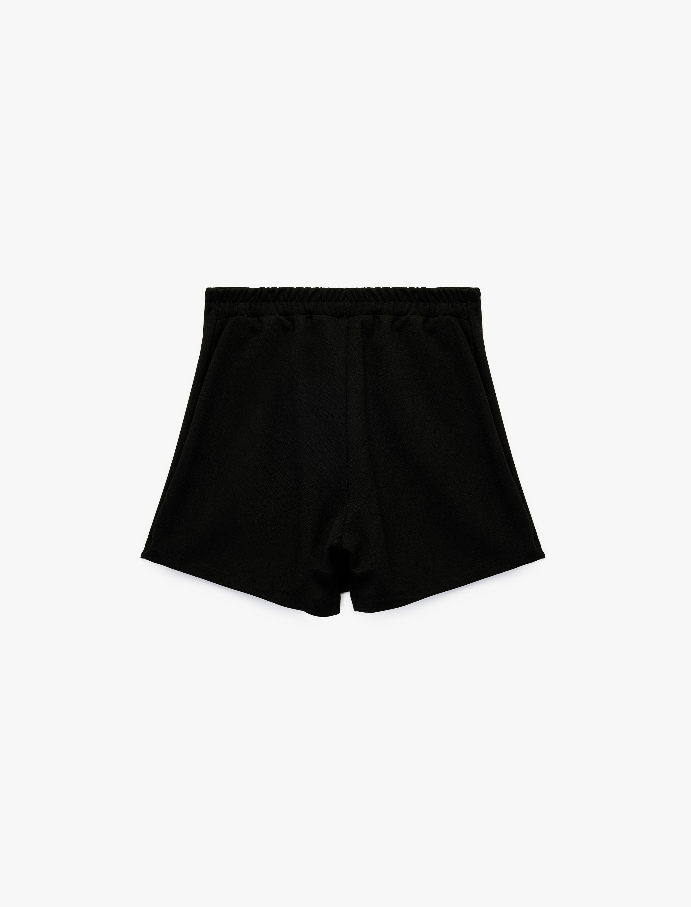  Kız Çocuk Toka Detaylı Viskon Karışımlı Basic Şort Etek