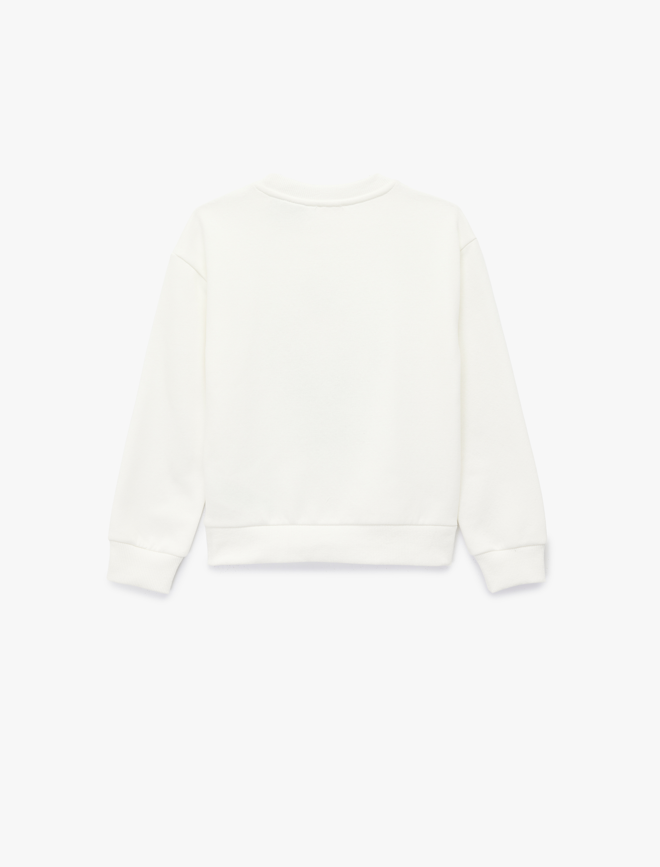  Kız Çocuk Lisanslı Tweety Baskılı Uzun Kollu Bisiklet Yaka Sweatshirt