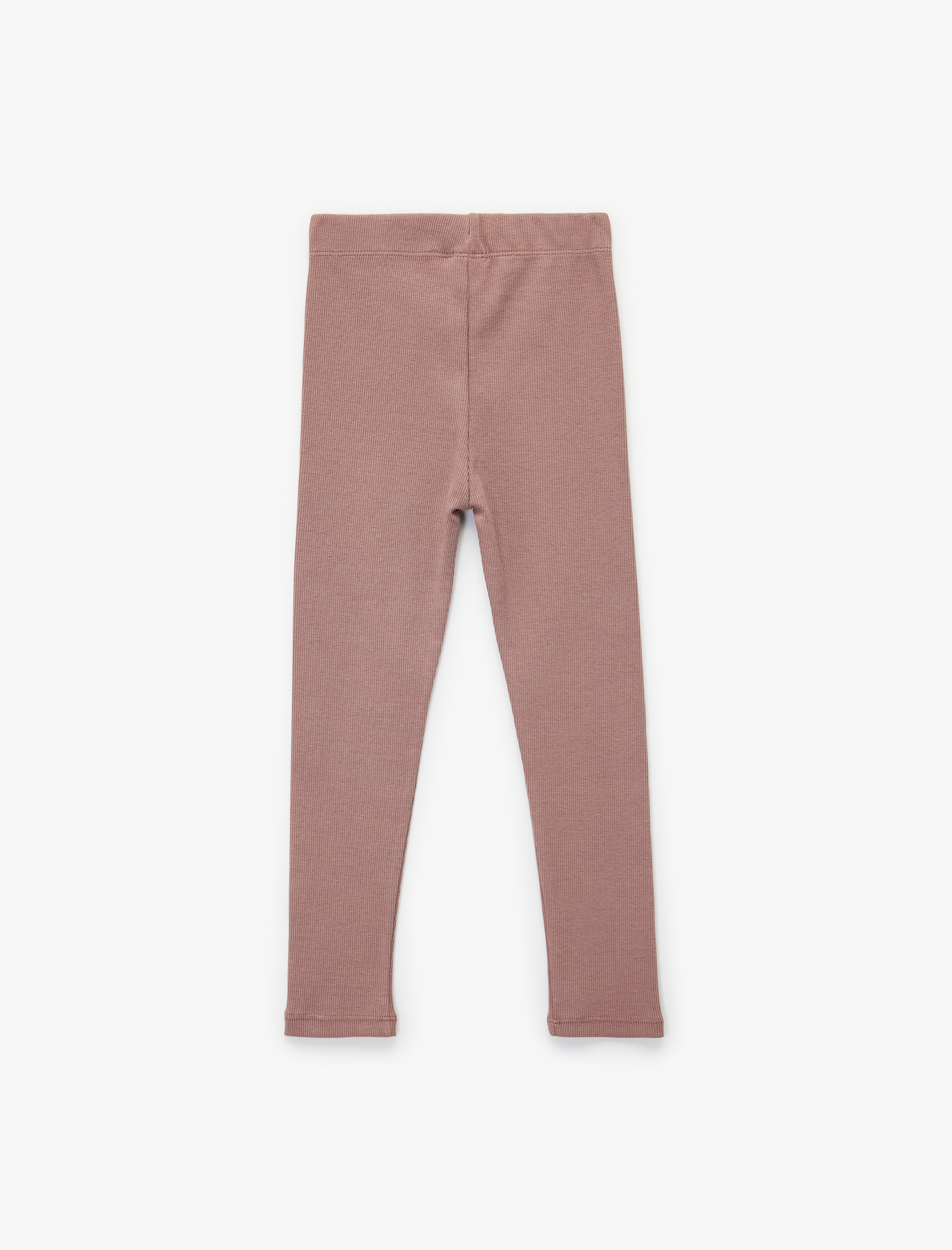  Kız Bebek Pamuklu Beli Lastikli Basic Tayt