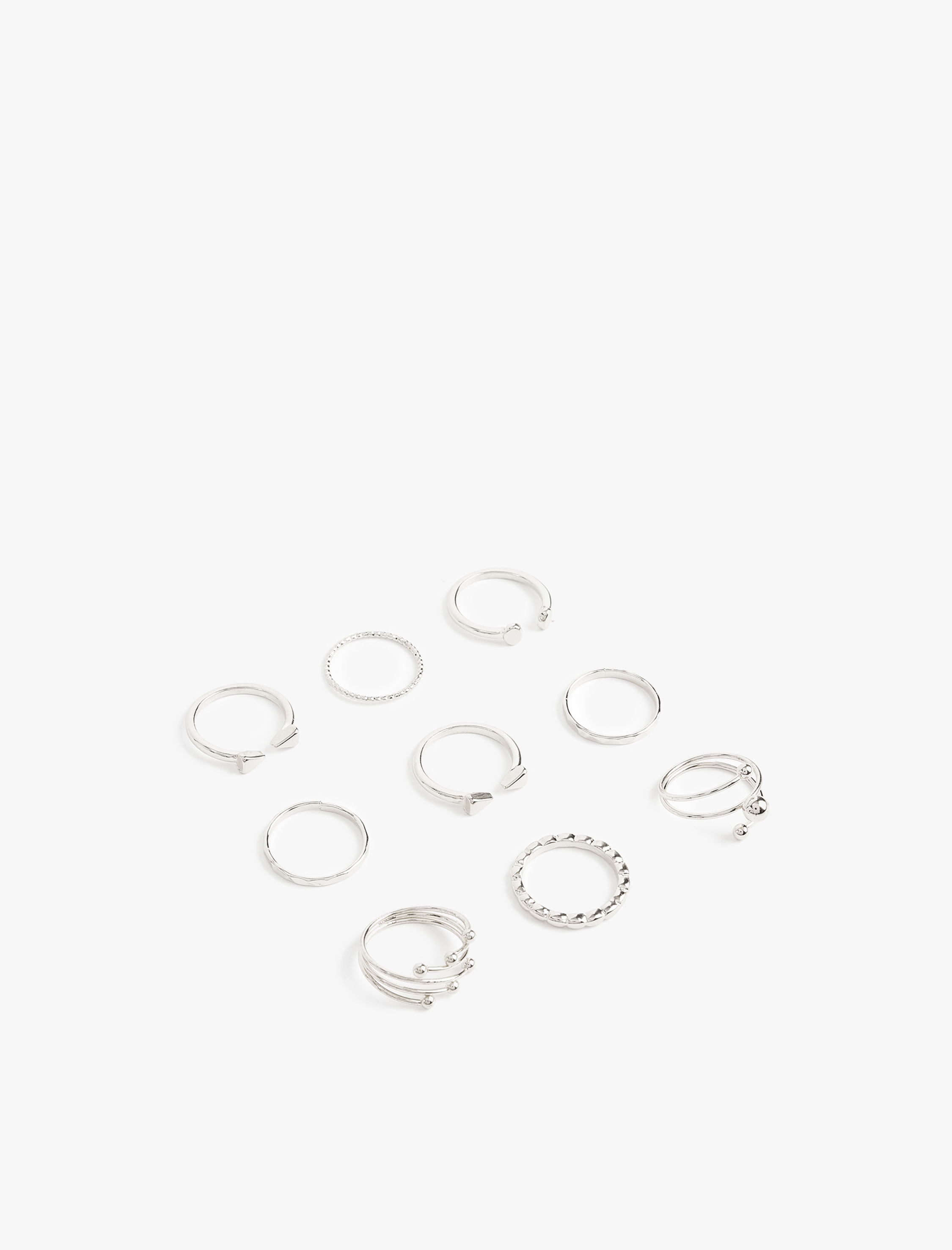  Kadın 9'lu Yüzük Seti