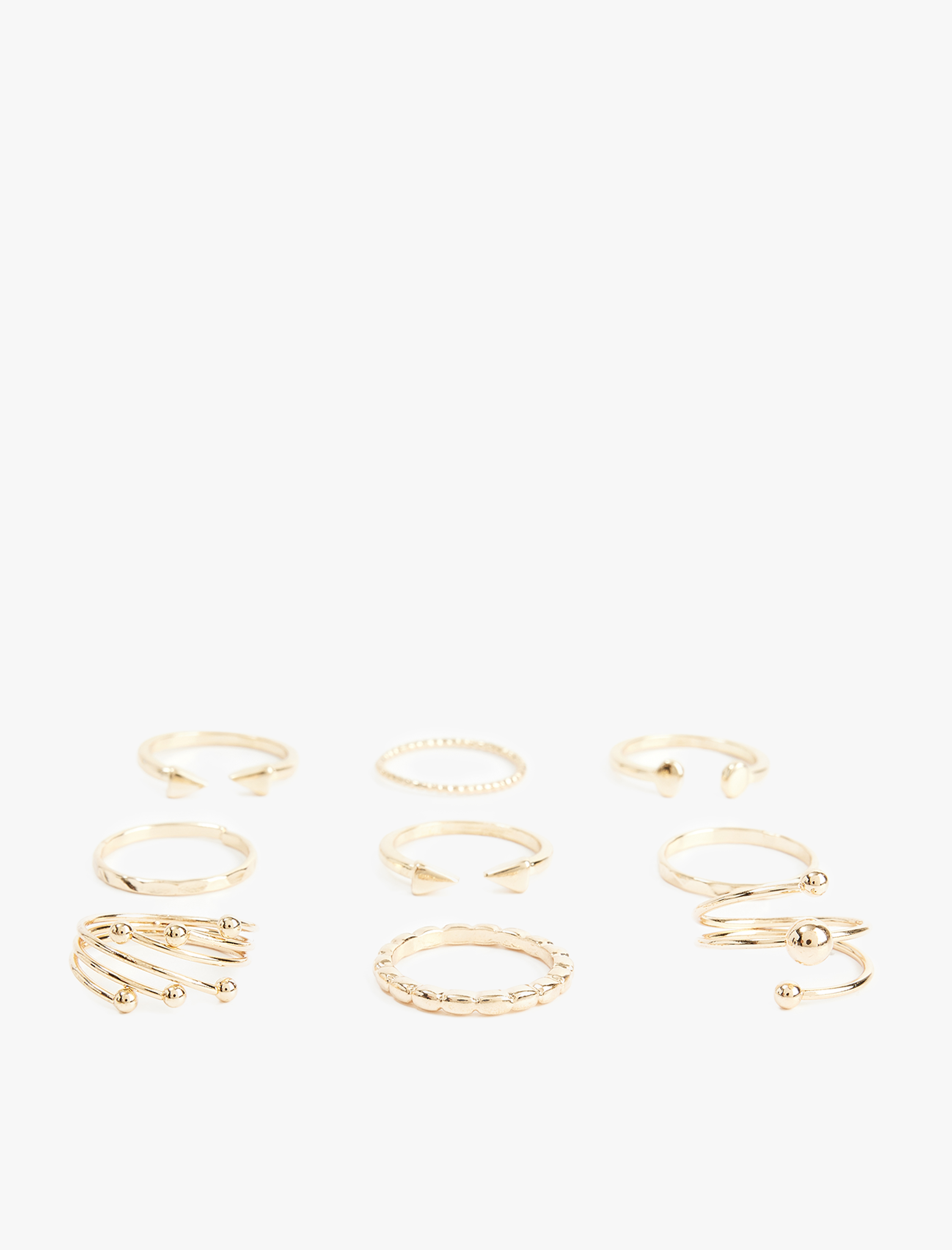  Kadın 9'lu Yüzük Seti