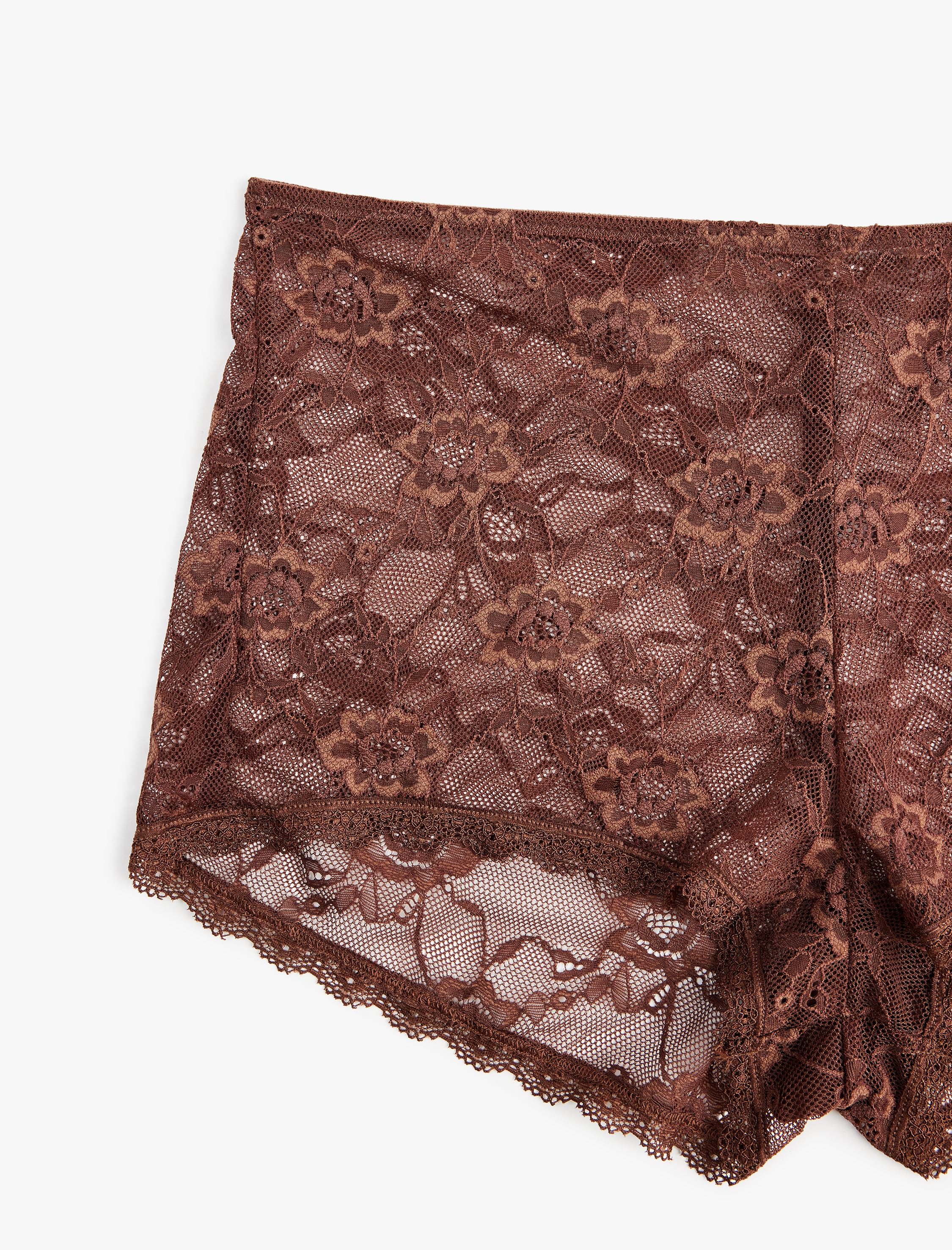   Dantel Detaylı Rahat Kalıp Kısa Şort